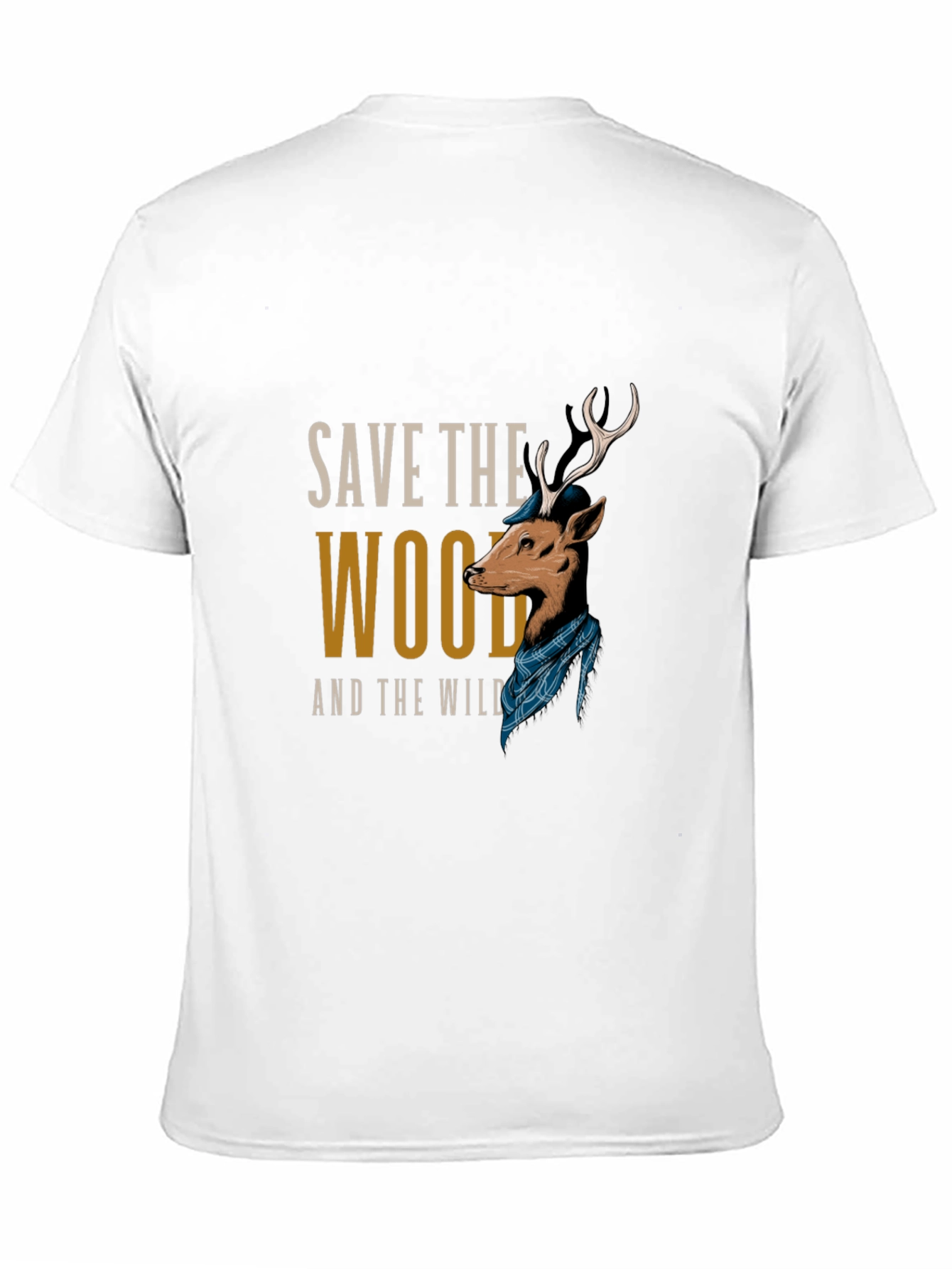 Save the Wood and the Wild Graphic T-Shirt