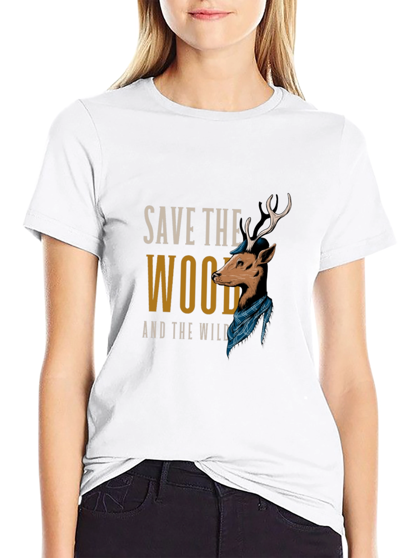Save the Wood and the Wild Graphic T-Shirt