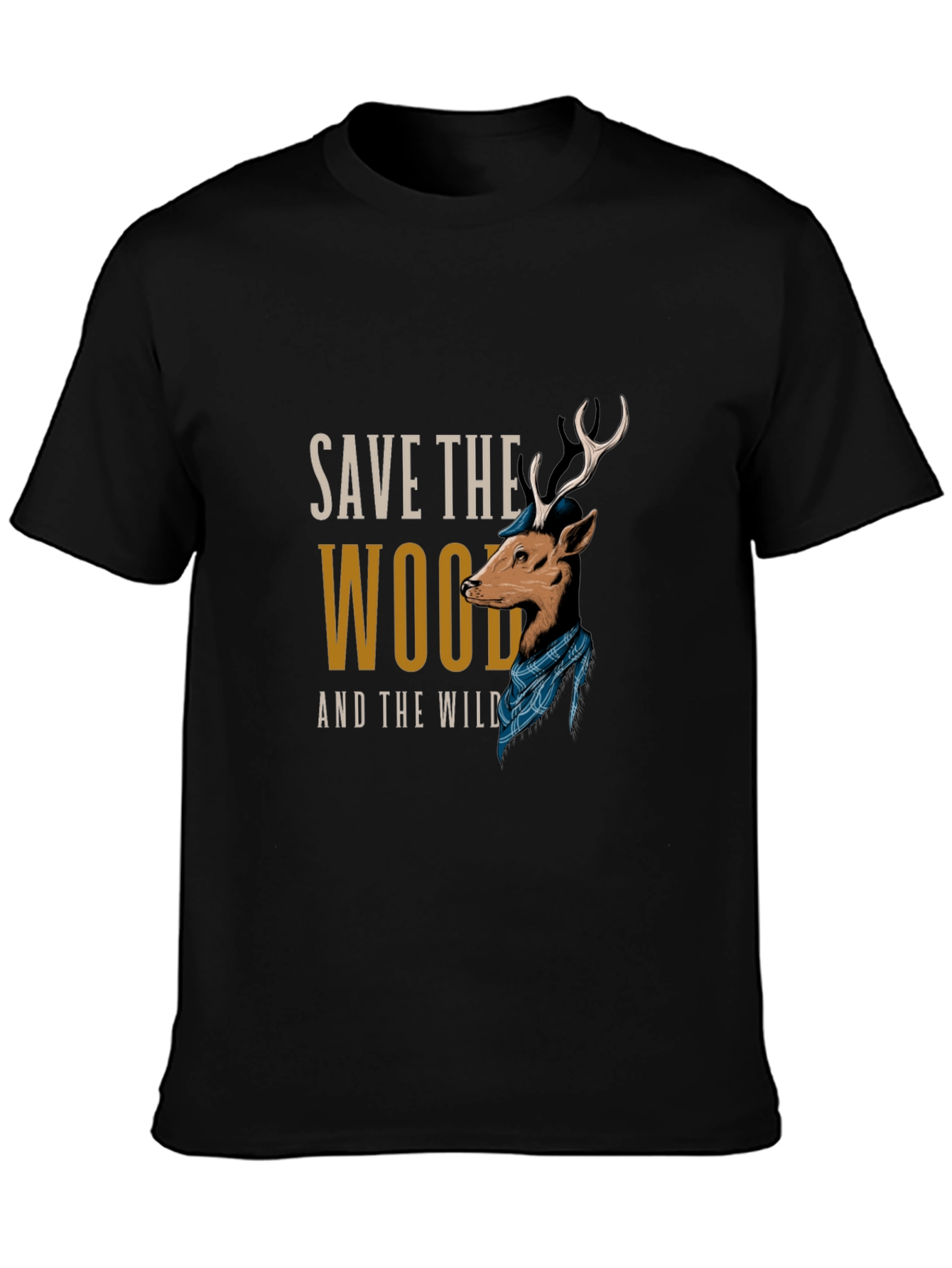 Save the Wood and the Wild Graphic T-Shirt