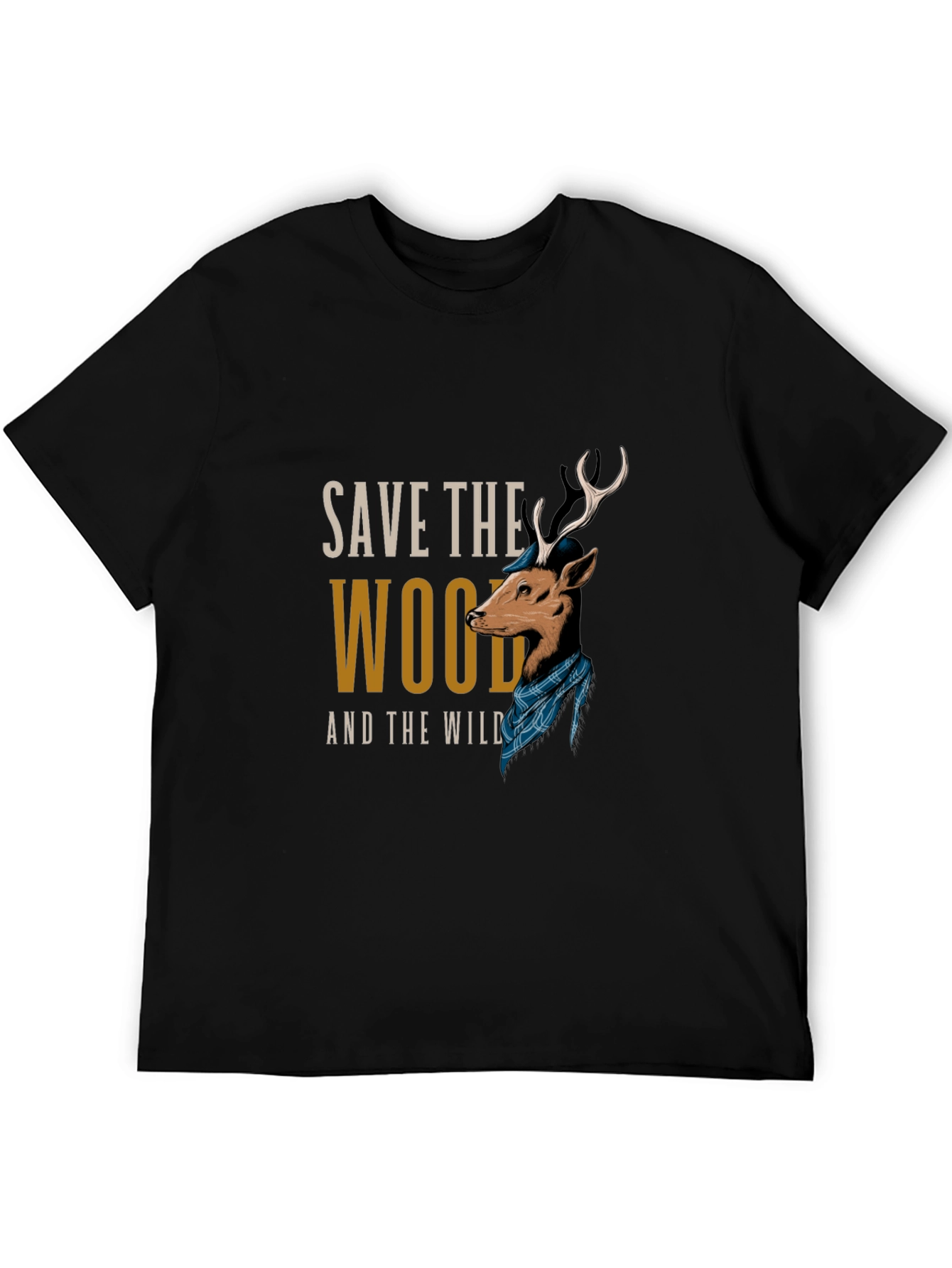 Save the Wood and the Wild Graphic T-Shirt