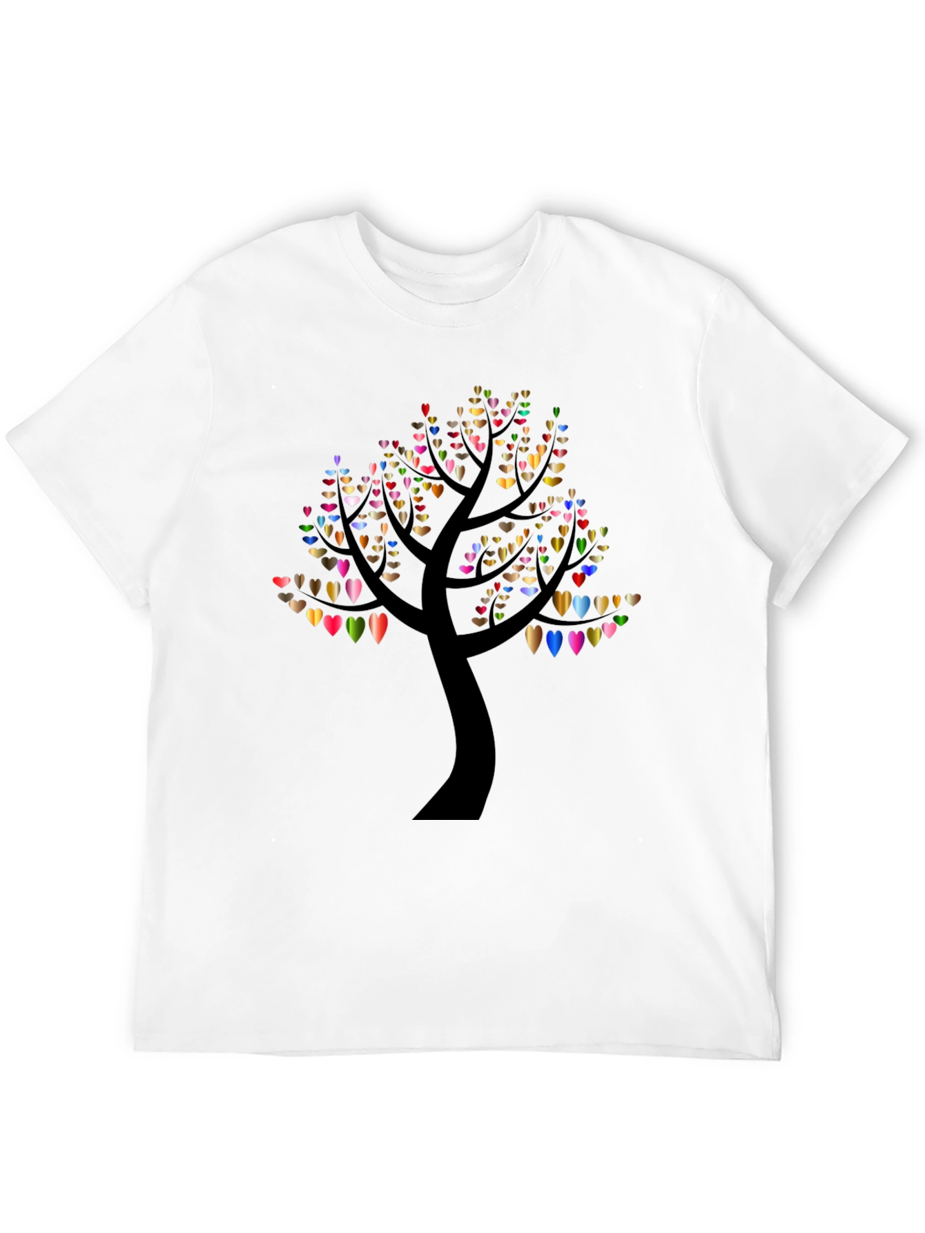 Heart Tree Black T-Shirt