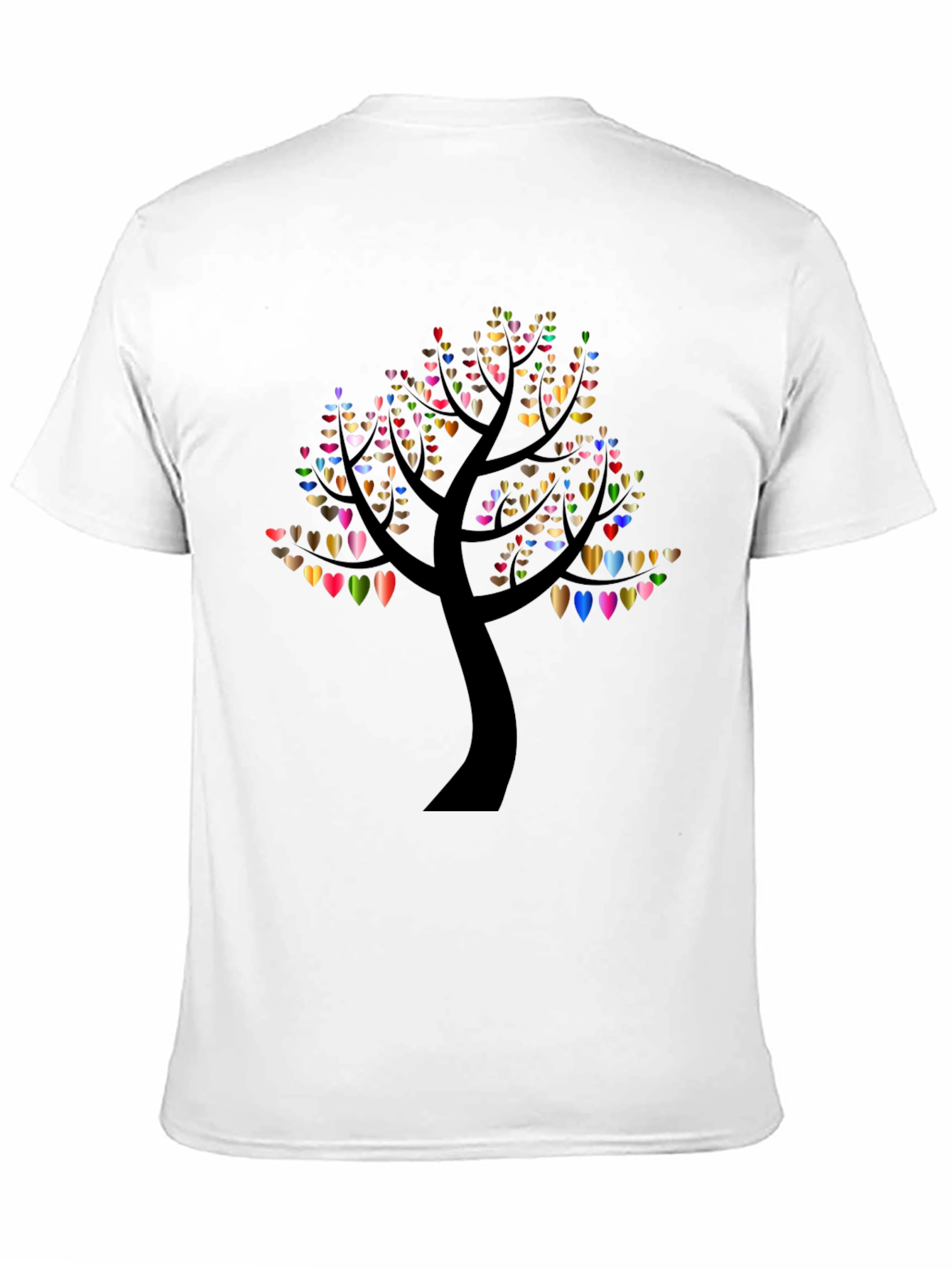 Heart Tree Black T-Shirt