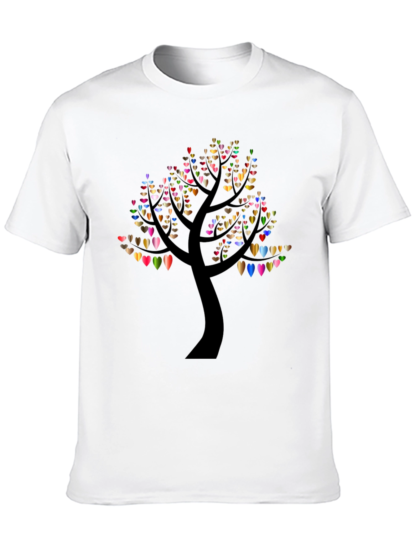 Heart Tree Black T-Shirt