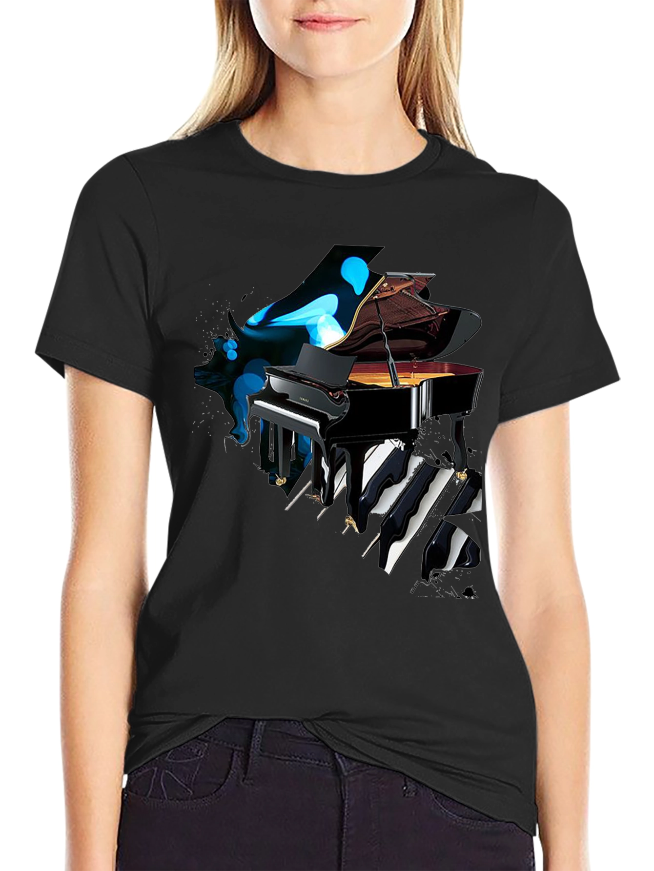 Piano Keys T-Shirt - Unique Music Lover Tee