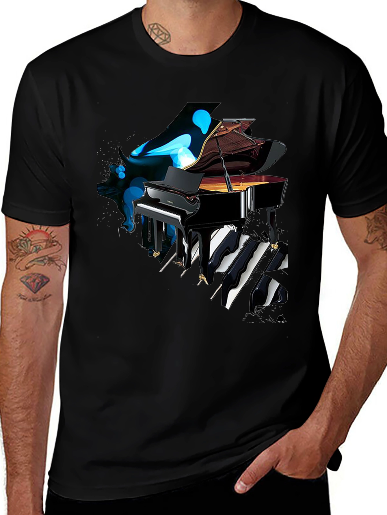 Piano Keys T-Shirt - Unique Music Lover Tee