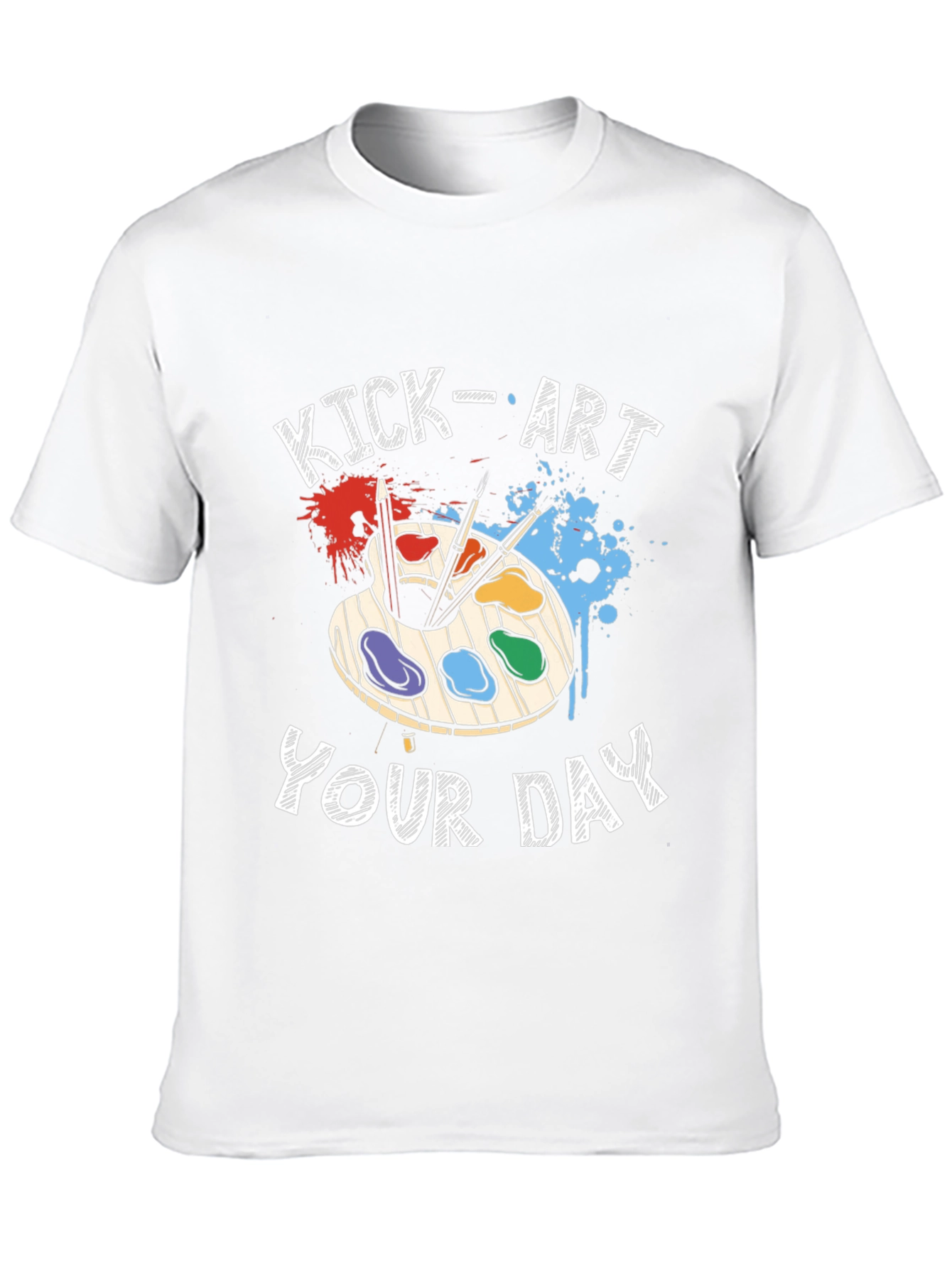Kick-Art Your Day Graphic T-Shirt