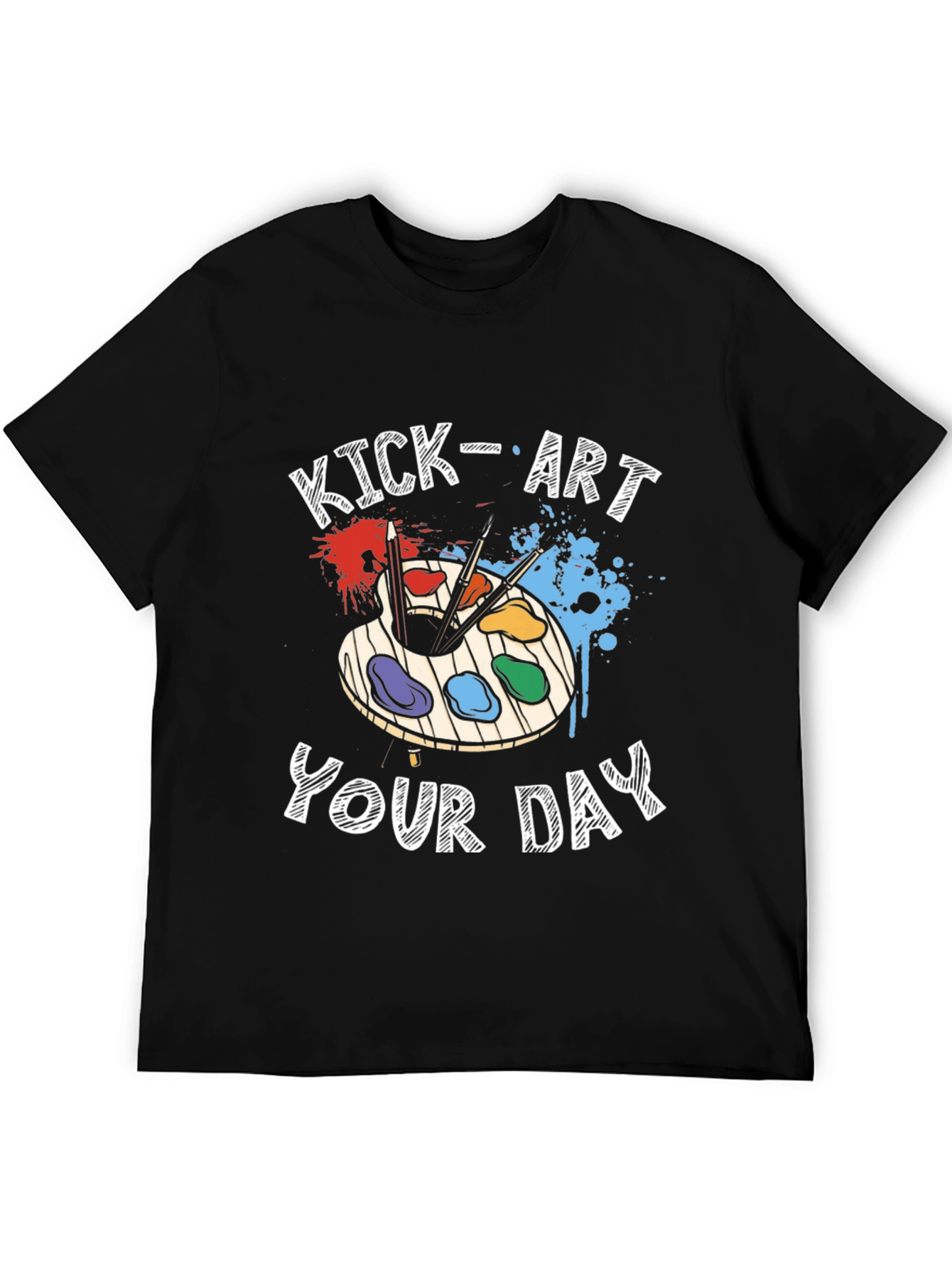 Kick-Art Your Day Graphic T-Shirt