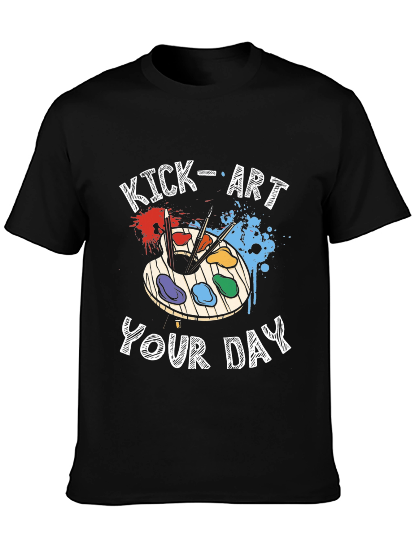 Kick-Art Your Day Graphic T-Shirt