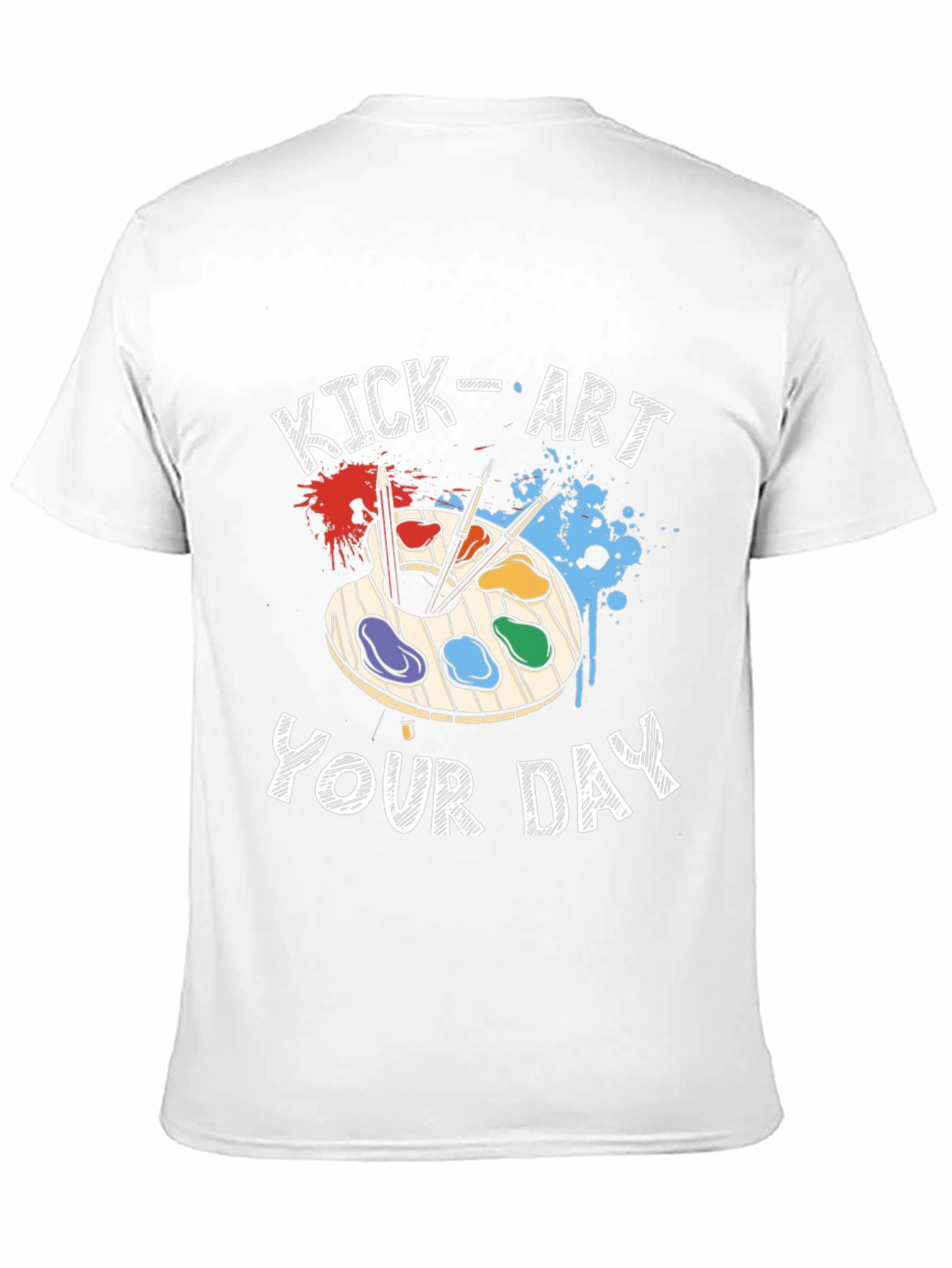 Kick-Art Your Day Graphic T-Shirt