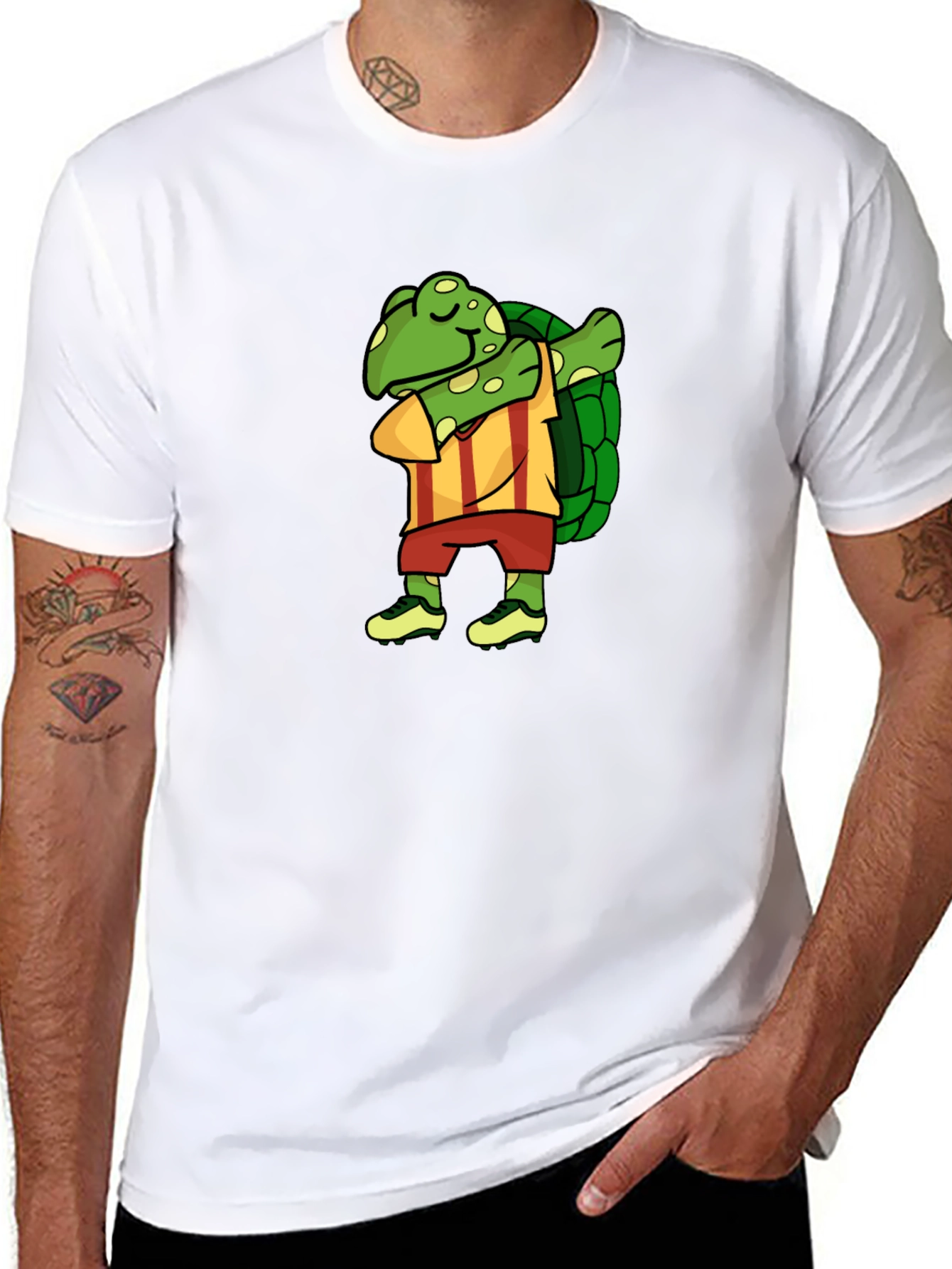 Dabbing Turtle Graphic Tee - Fun & Stylish
