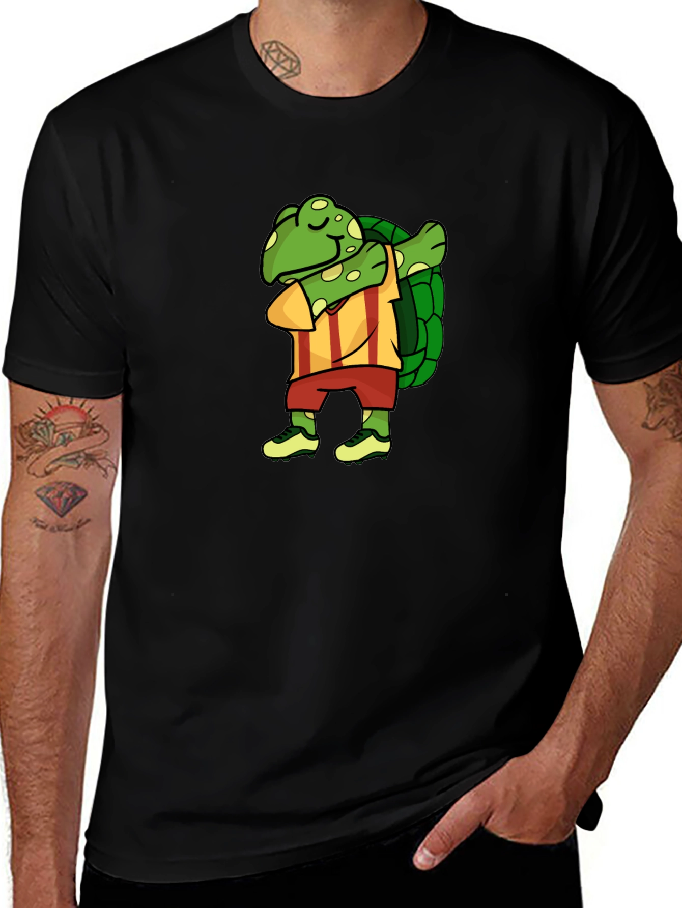 Dabbing Turtle Graphic Tee - Fun & Stylish