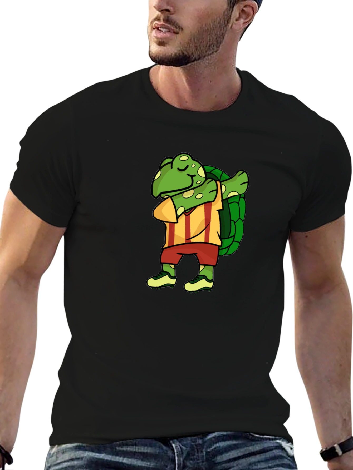 Dabbing Turtle Graphic Tee - Fun & Stylish