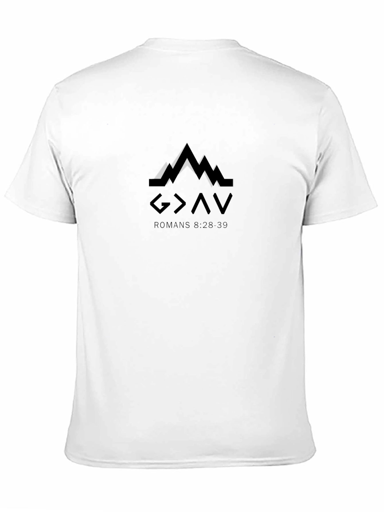 Greater Than T-Shirt - Religious Mountain Graphic Tee