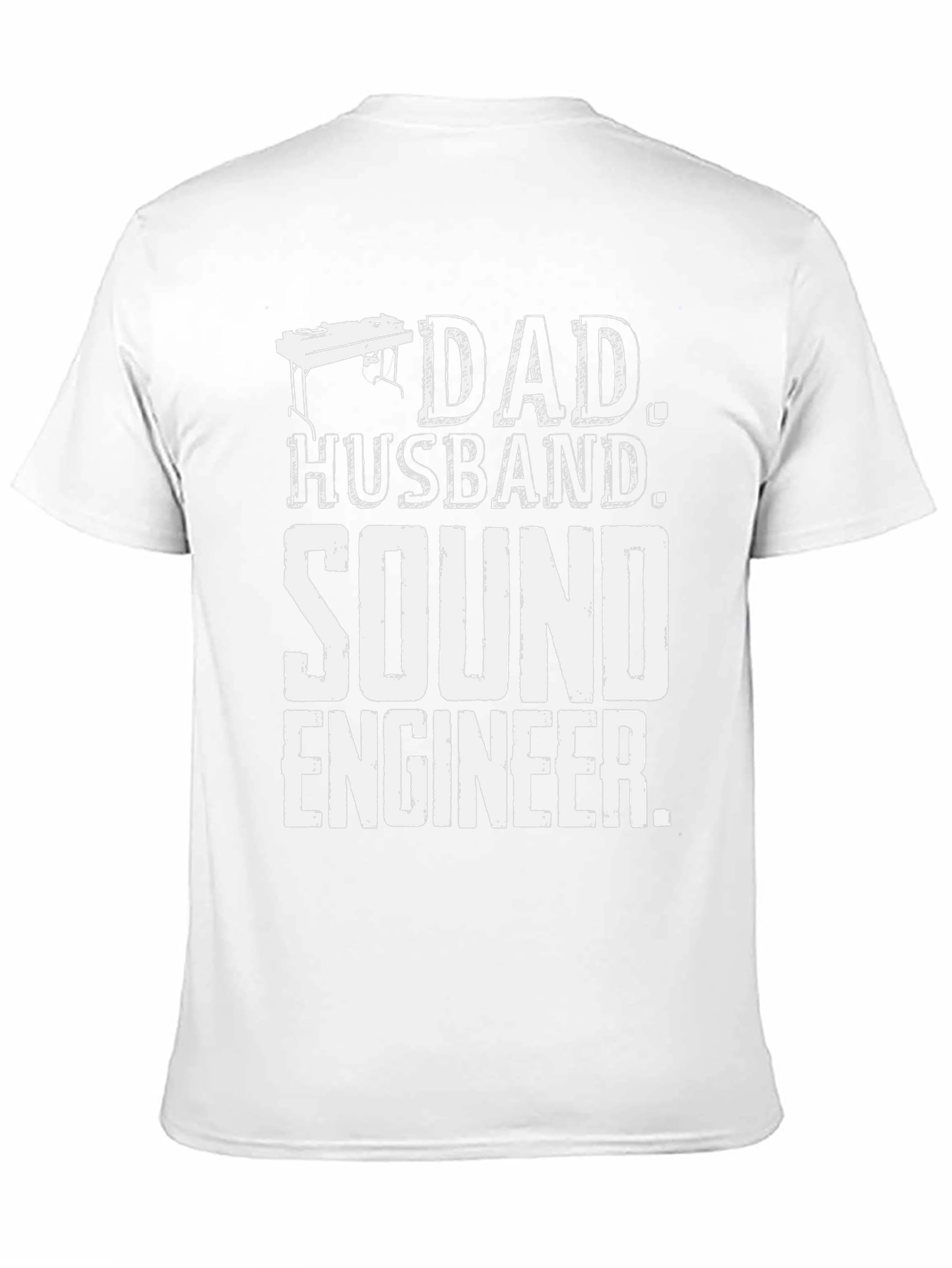 Dad Husband Sound Engineer T-Shirt - Audio Pro Tee