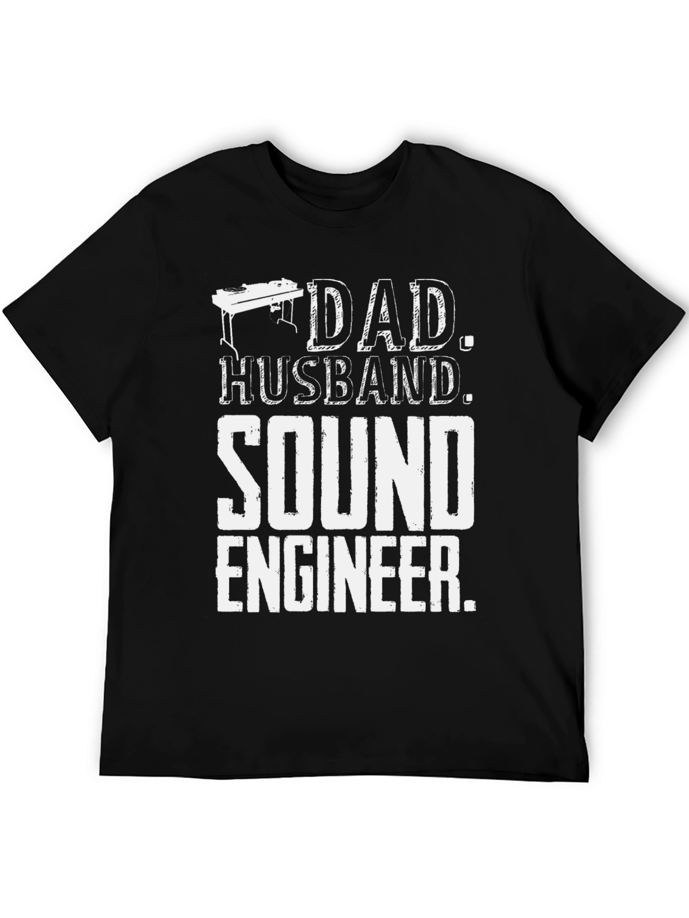 Dad Husband Sound Engineer T-Shirt - Audio Pro Tee