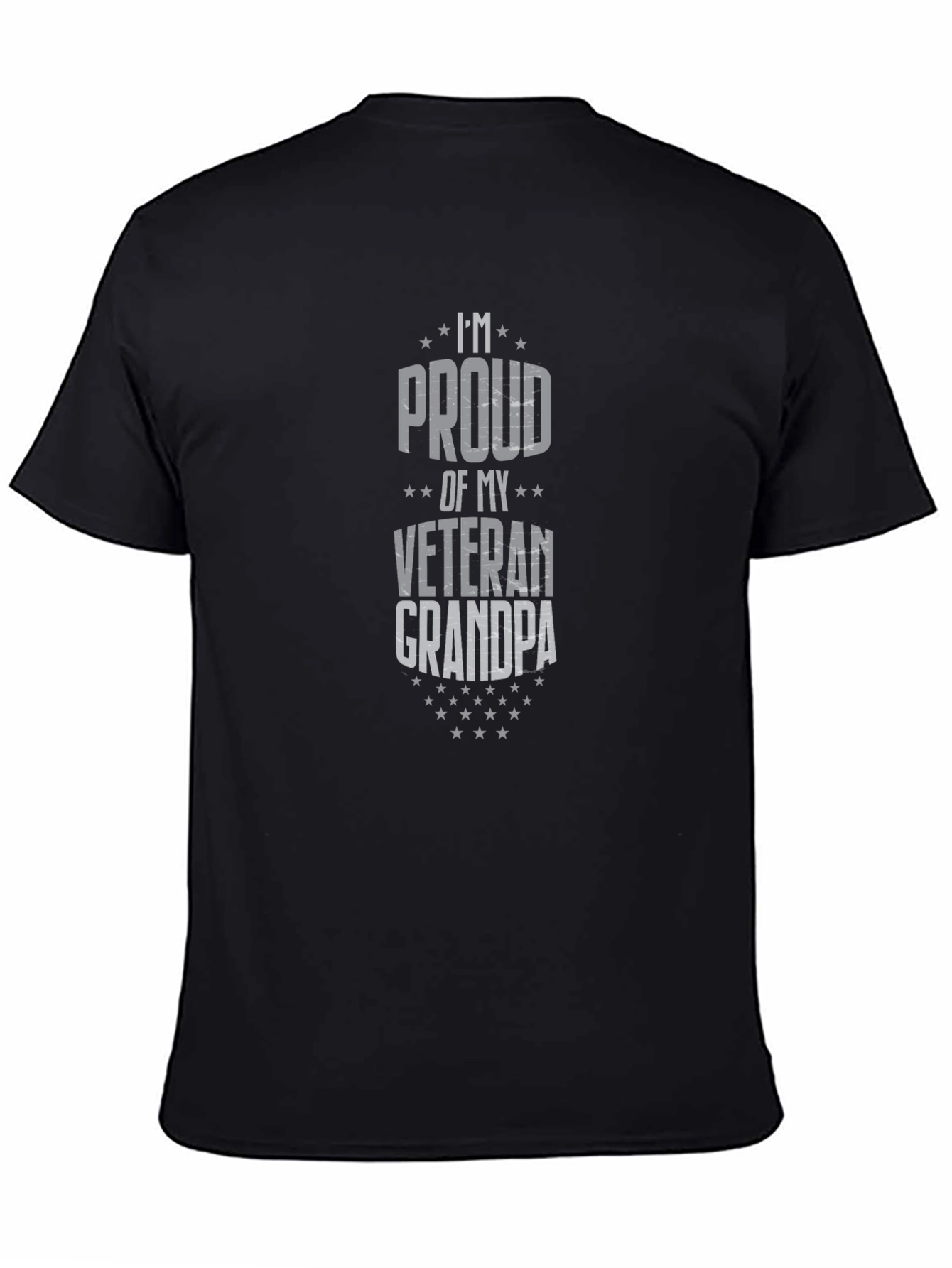 Proud Veteran Grandpa Graphic T-Shirt