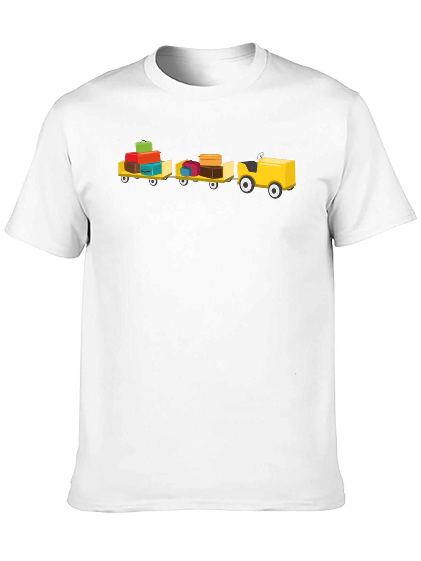 Luggage Train Graphic Tee - Travel Shirt