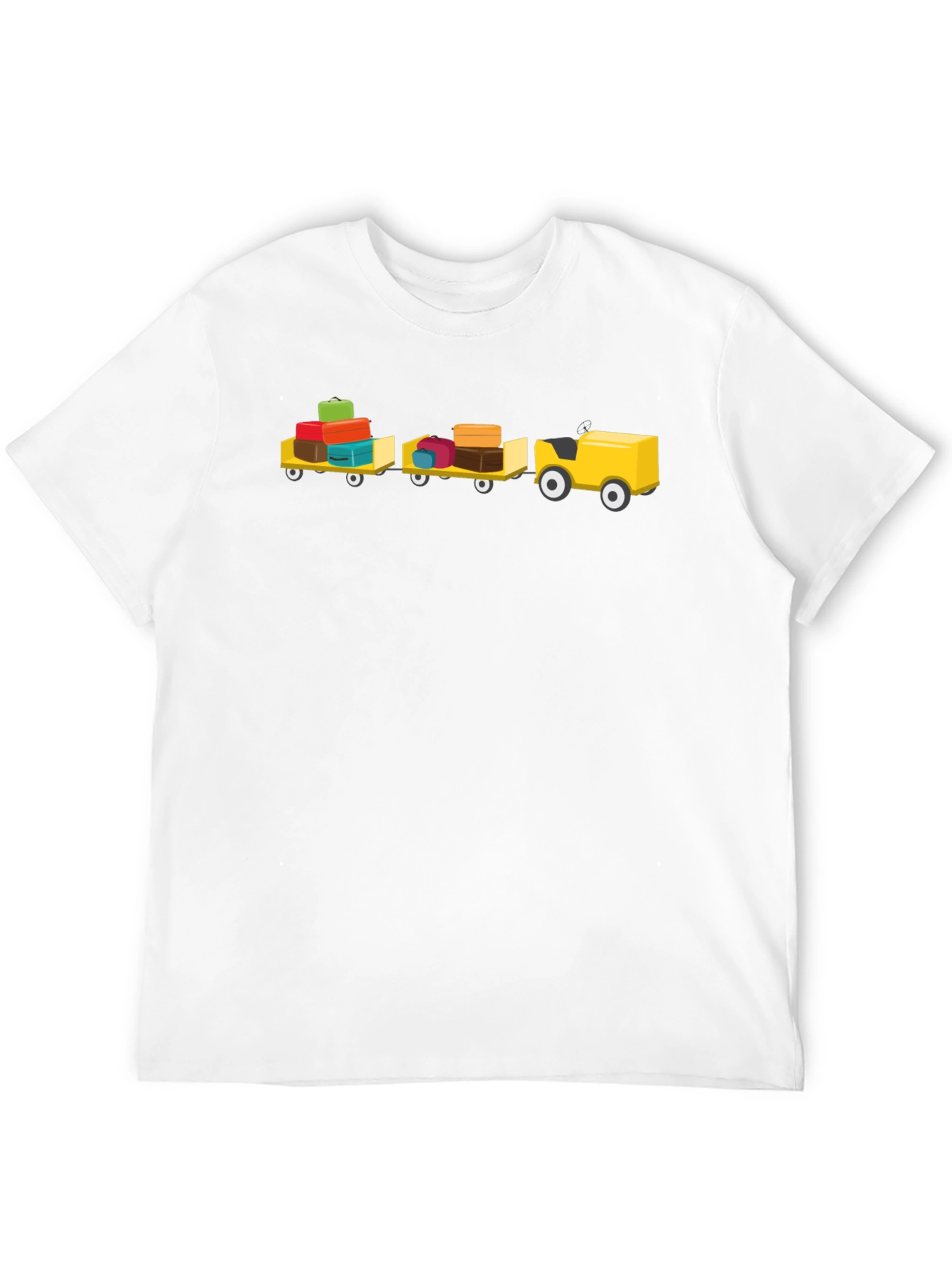 Luggage Train Graphic Tee - Travel Shirt