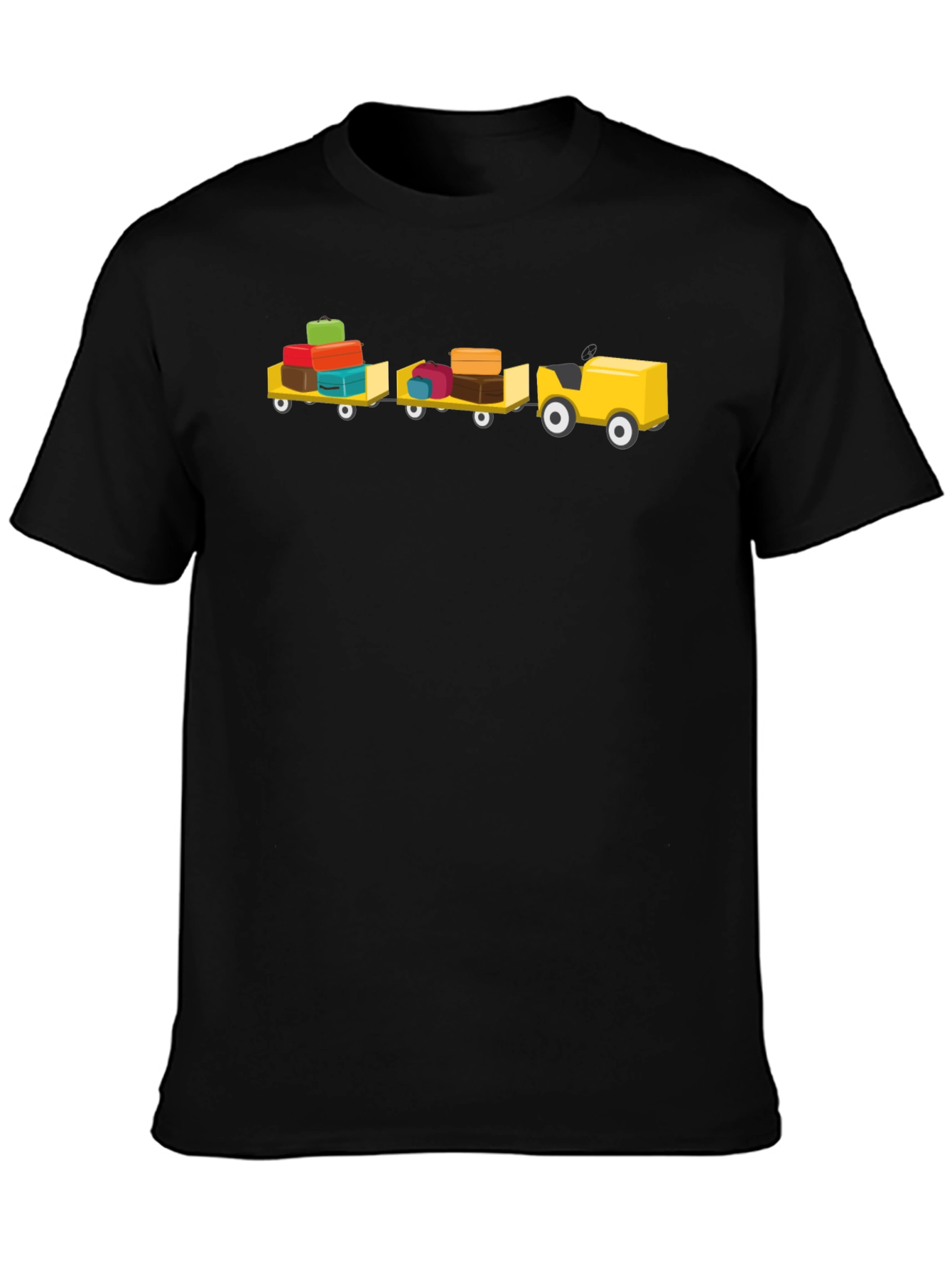 Luggage Train Graphic Tee - Travel Shirt