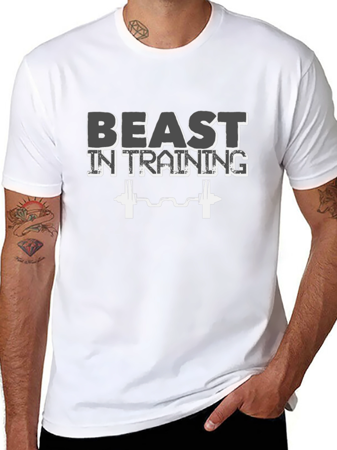 Beast In Training Black Graphic T-Shirt