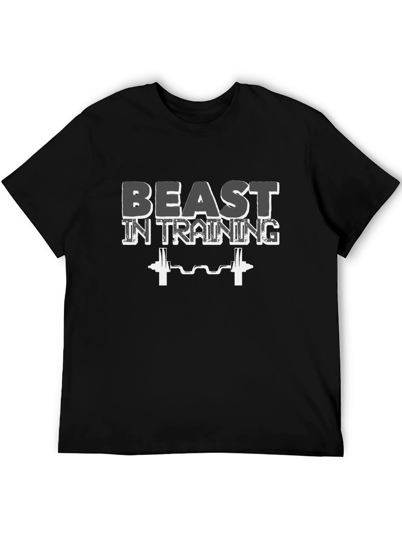 Beast In Training Black Graphic T-Shirt