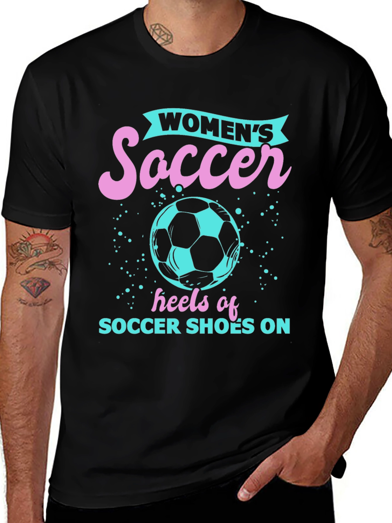 Womens Soccer Graphic Tee
