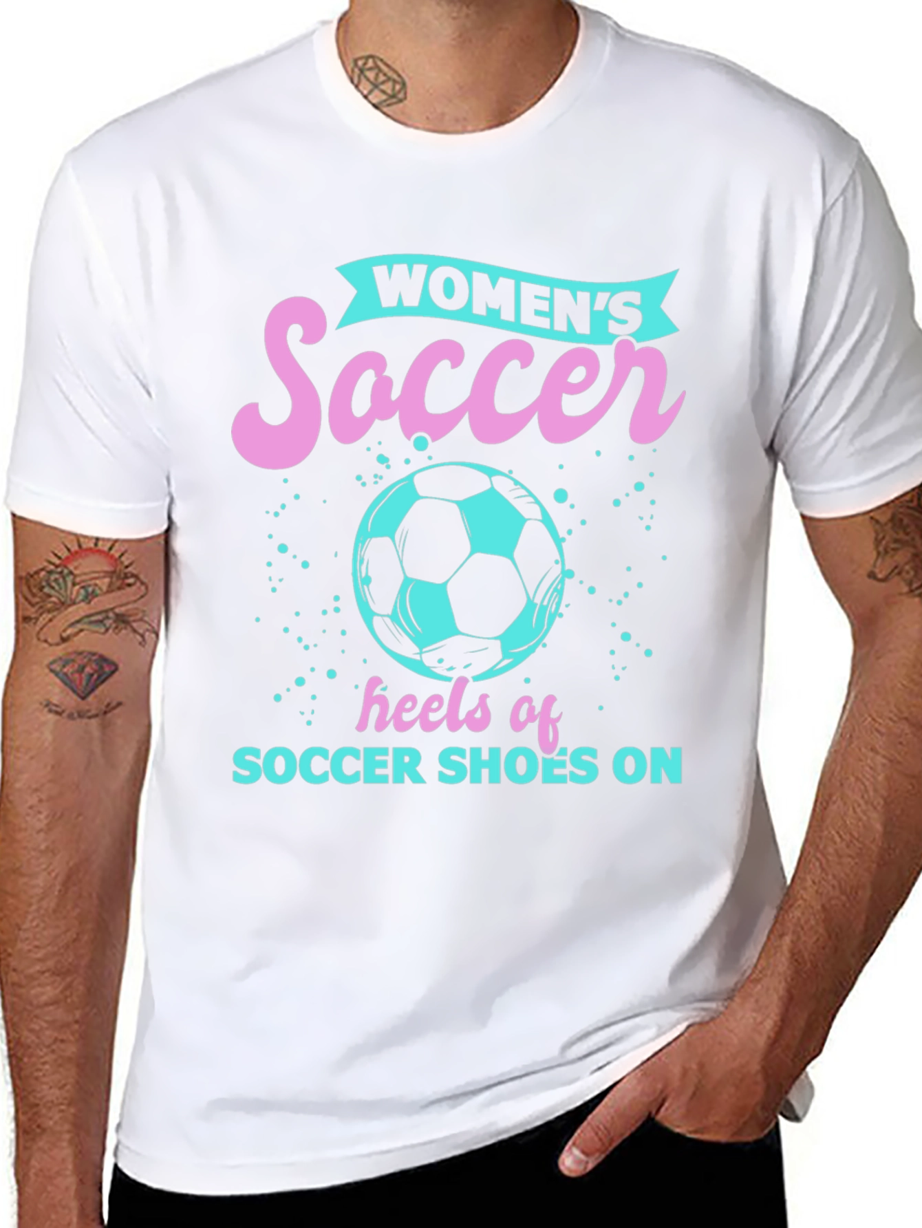 Womens Soccer Graphic Tee