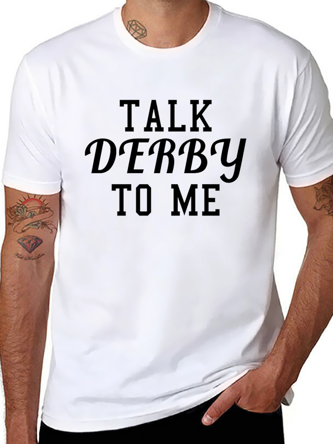 Talk Derby To Me Black T-Shirt