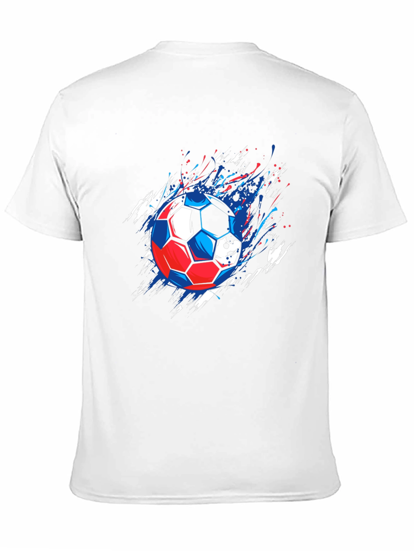 Mens Graphic Soccer Ball Tee