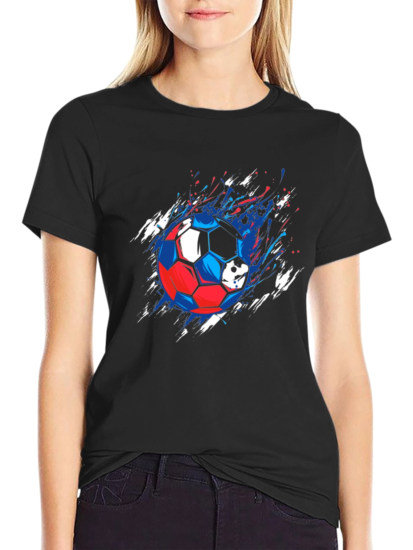 Mens Graphic Soccer Ball Tee