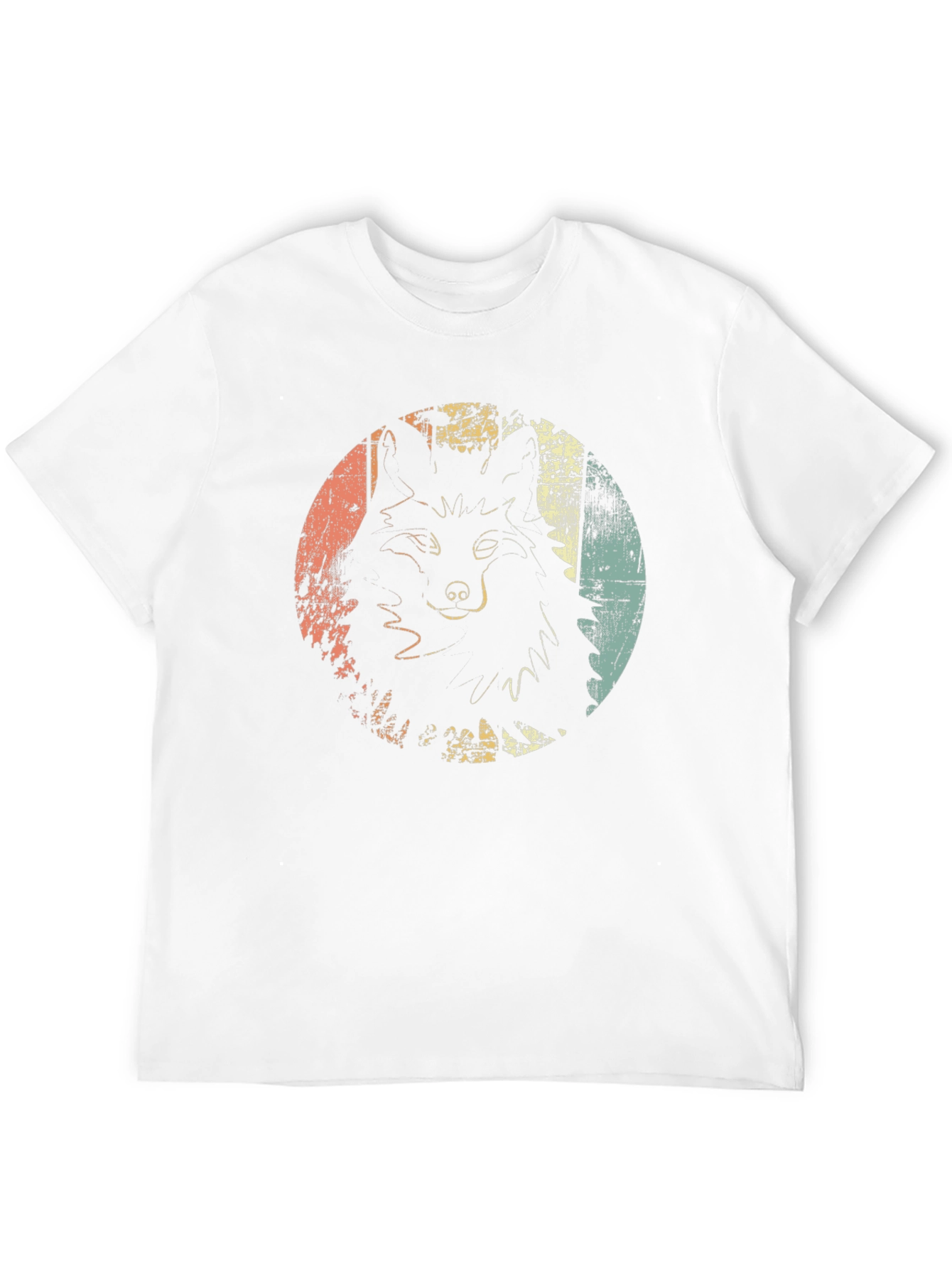 Retro Wolf Graphic T-Shirt