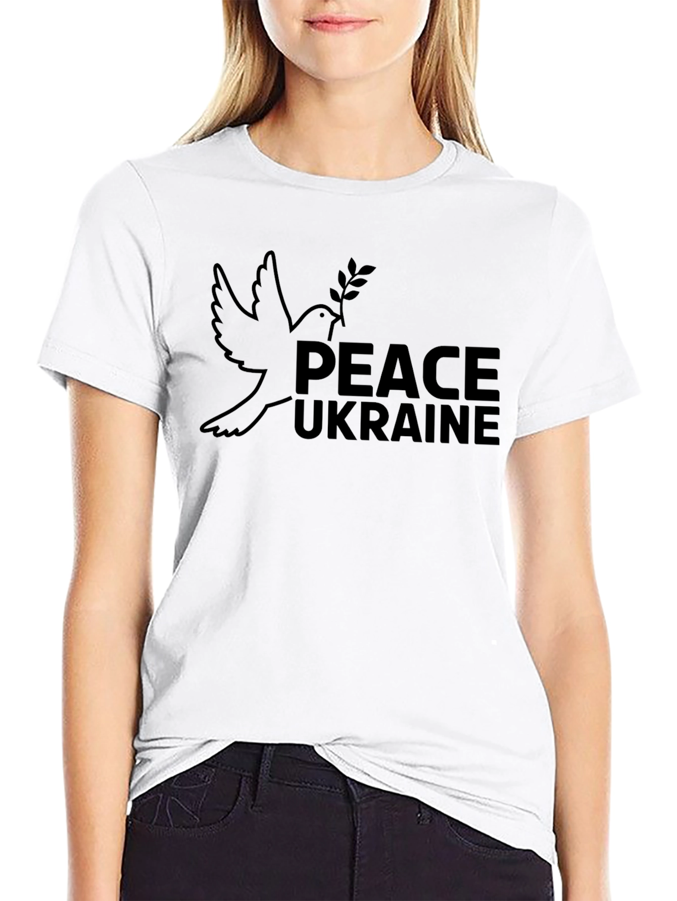 Peace Ukraine Dove T-Shirt