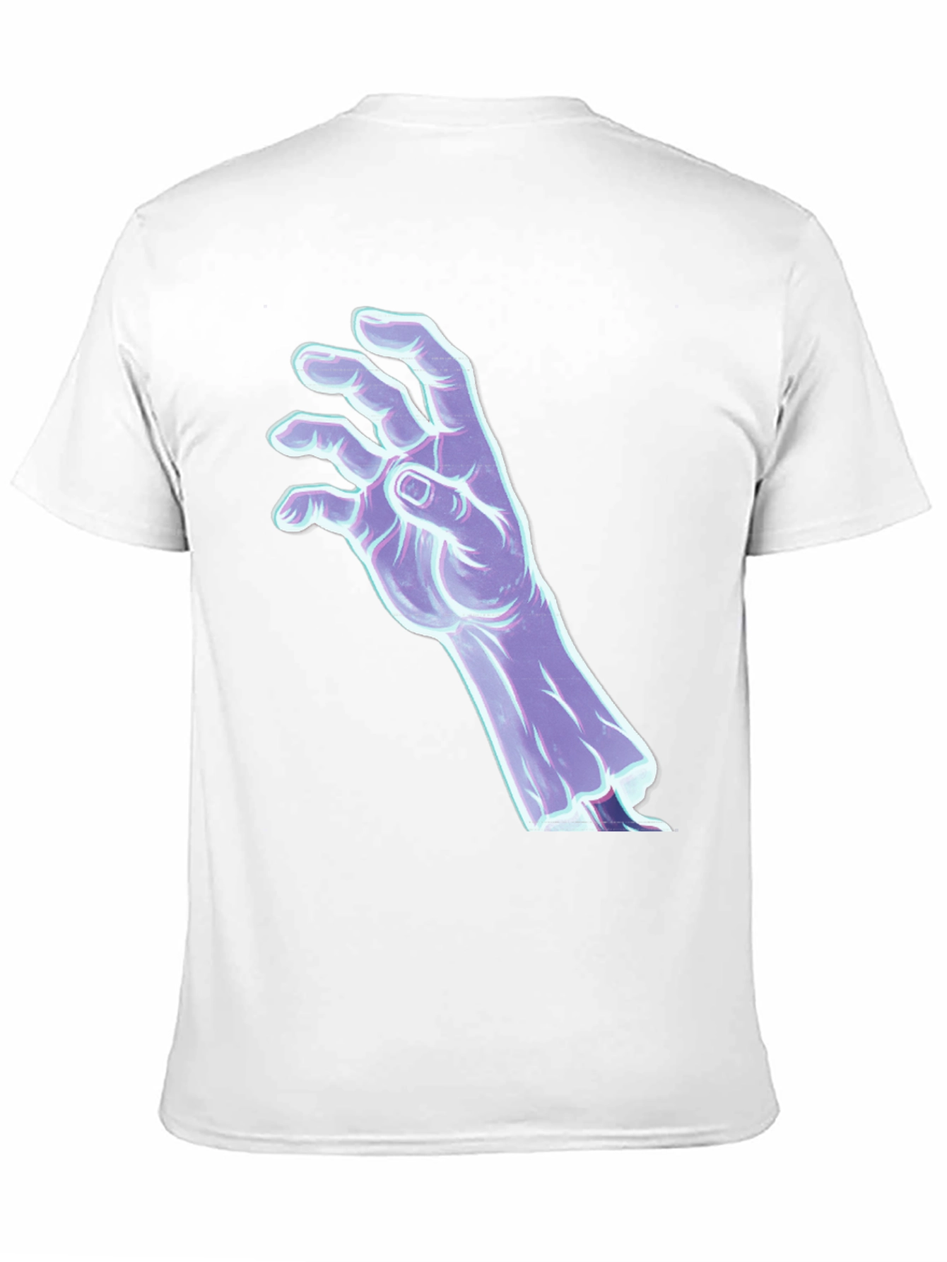 Mystic Hand Graphic Tee - Black Cotton T-Shirt