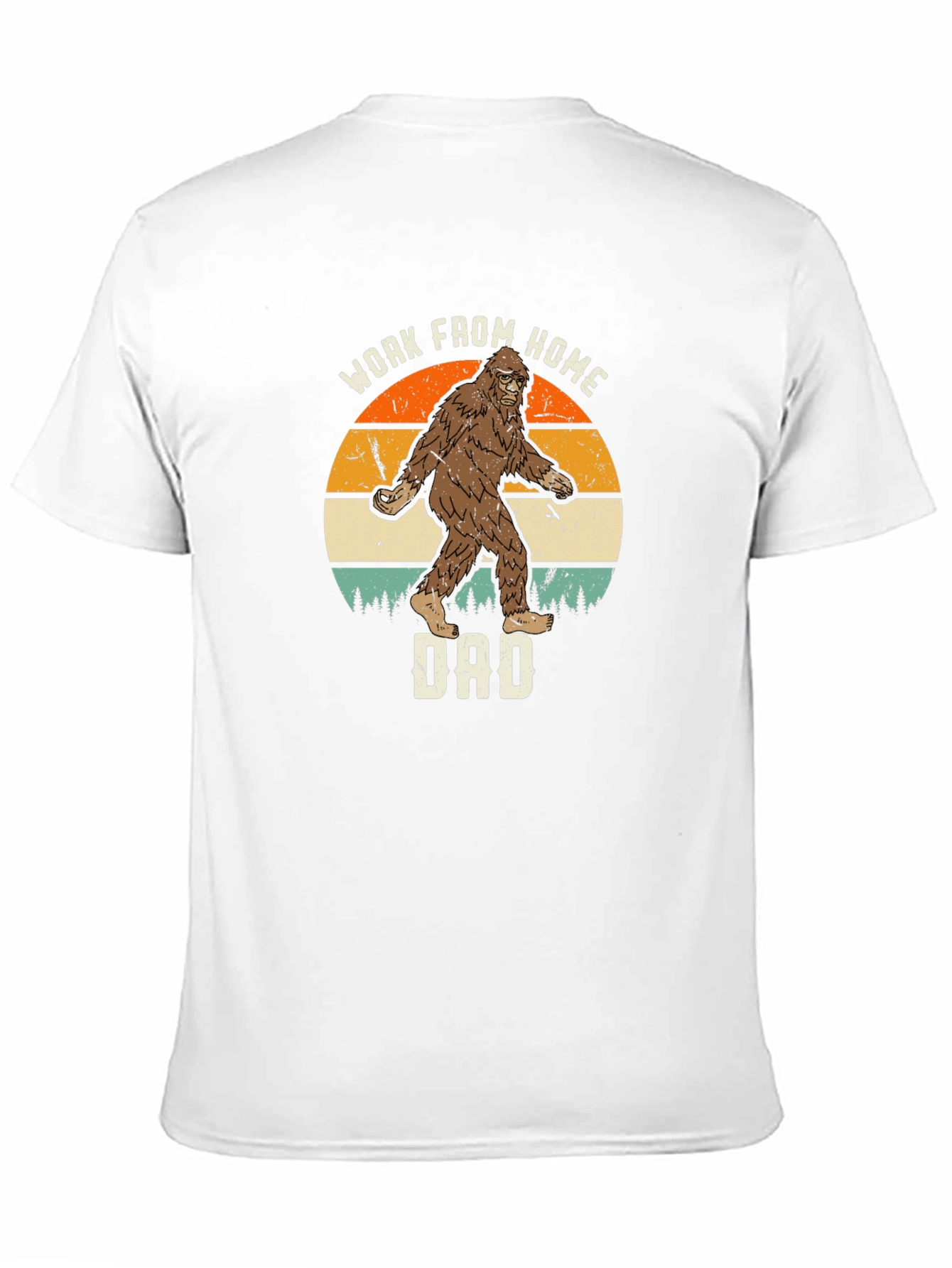 Work From Home Dad Bigfoot T-Shirt