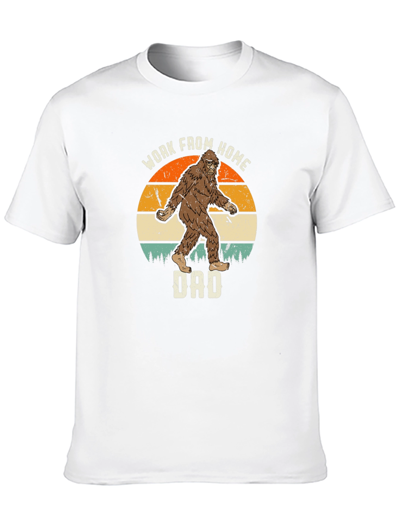 Work From Home Dad Bigfoot T-Shirt