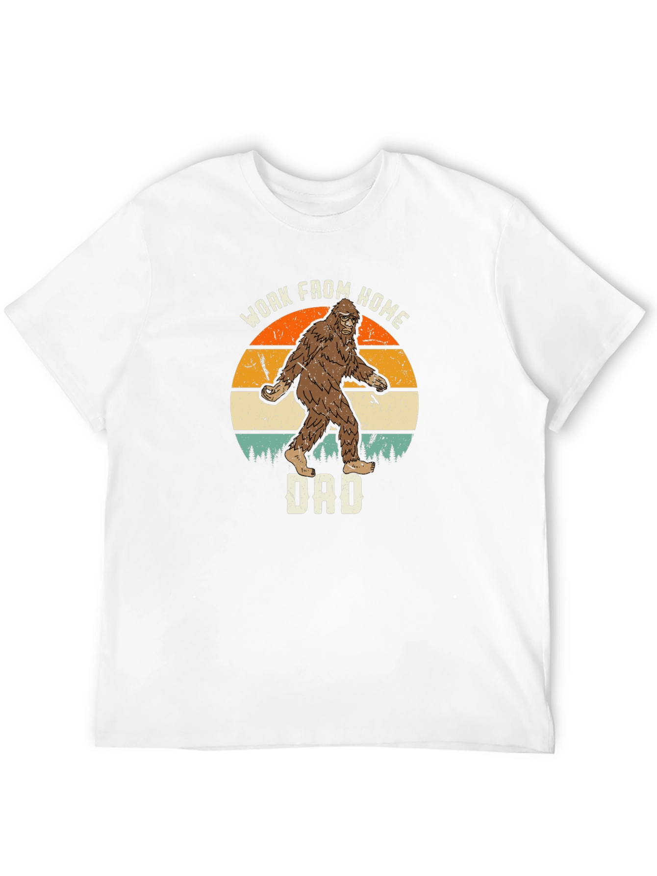 Work From Home Dad Bigfoot T-Shirt