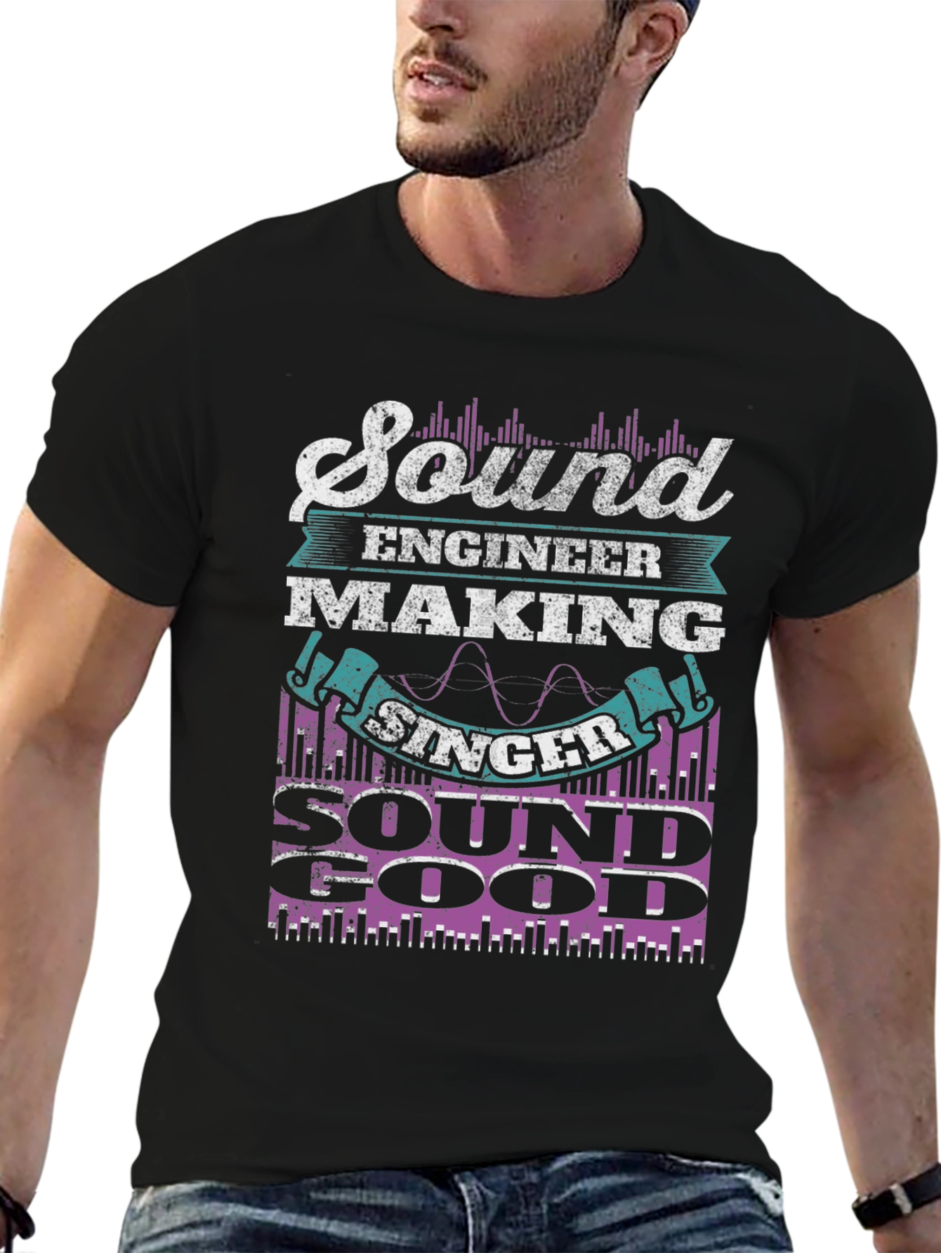 Sound Engineer T-Shirt: Making Singer Sound Good