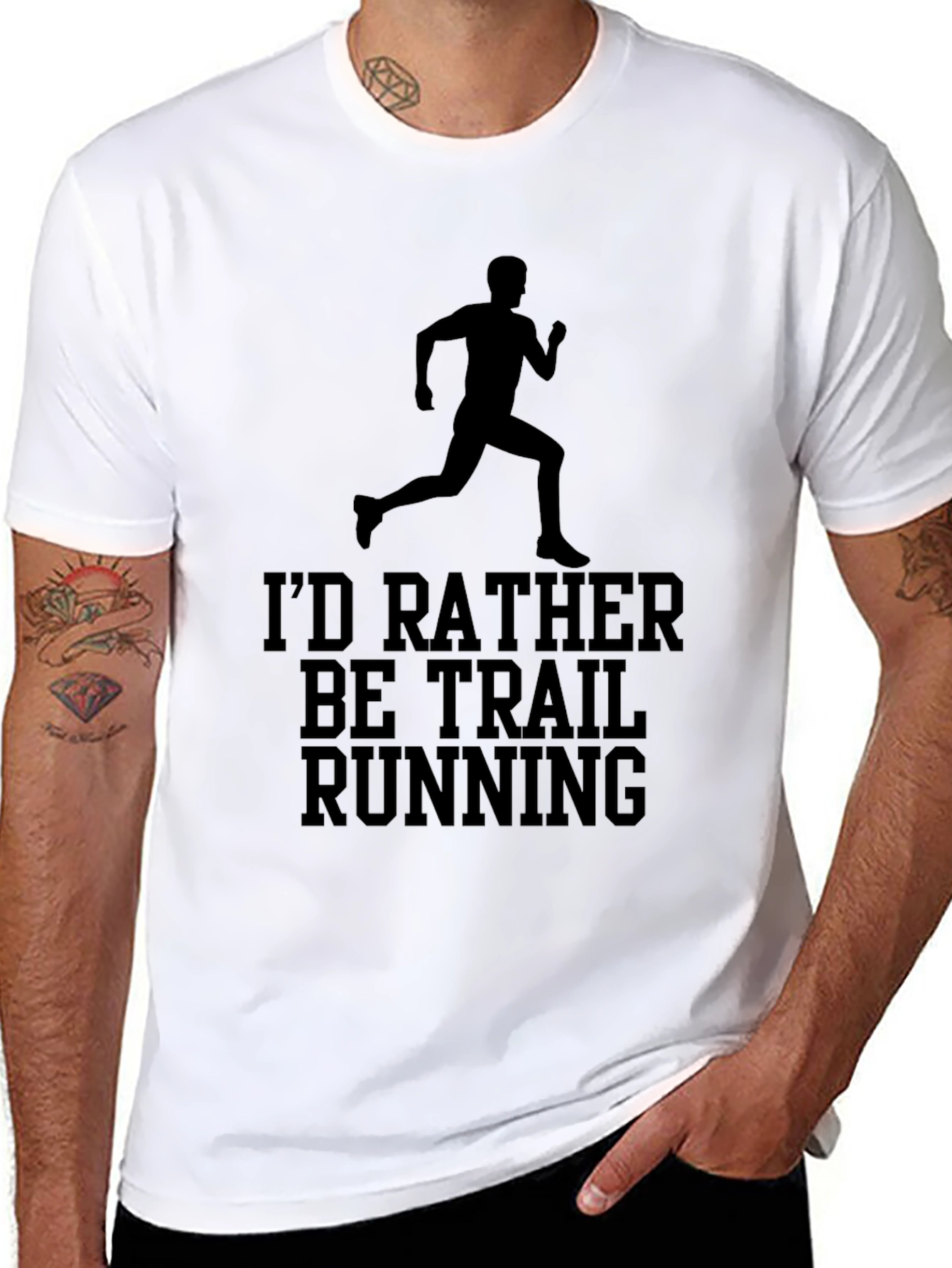 Id Rather Be Trail Running T-Shirt - Unisex