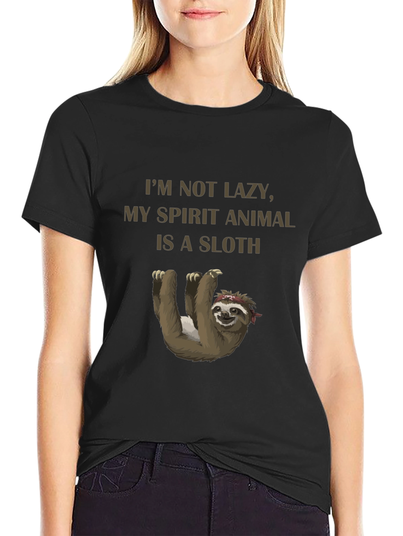 Im Not Lazy Sloth Graphic T-Shirt