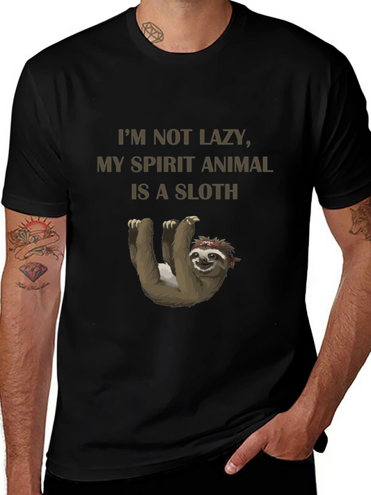Im Not Lazy Sloth Graphic T-Shirt