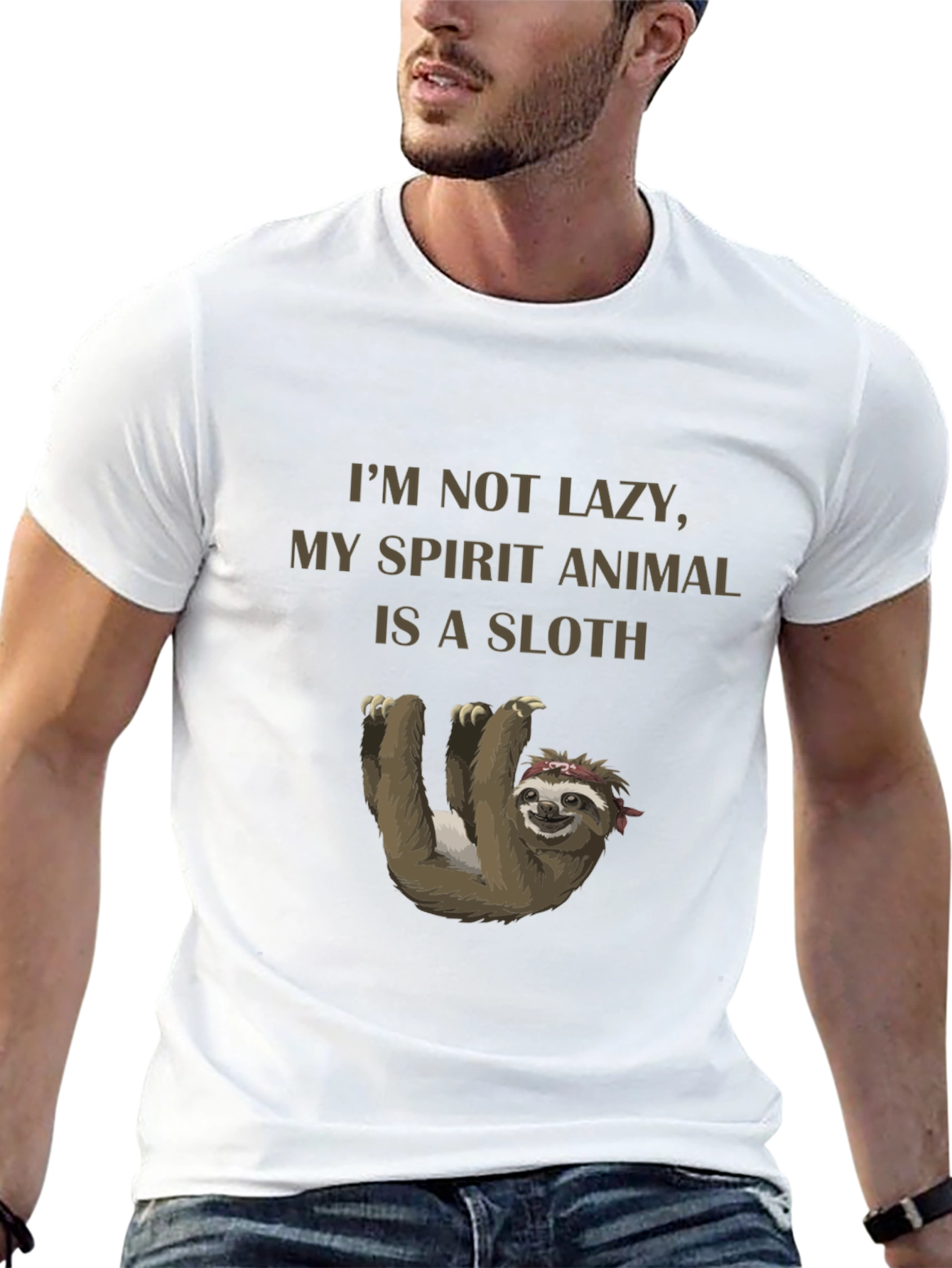 Im Not Lazy Sloth Graphic T-Shirt