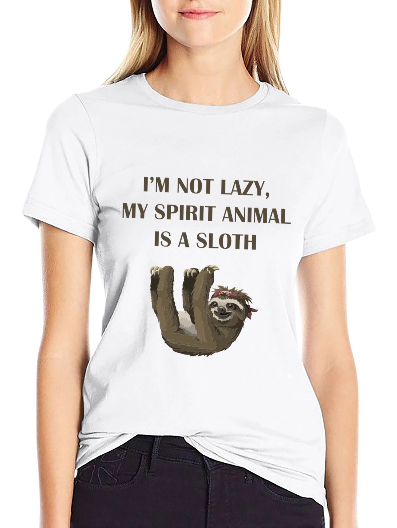 Im Not Lazy Sloth Graphic T-Shirt