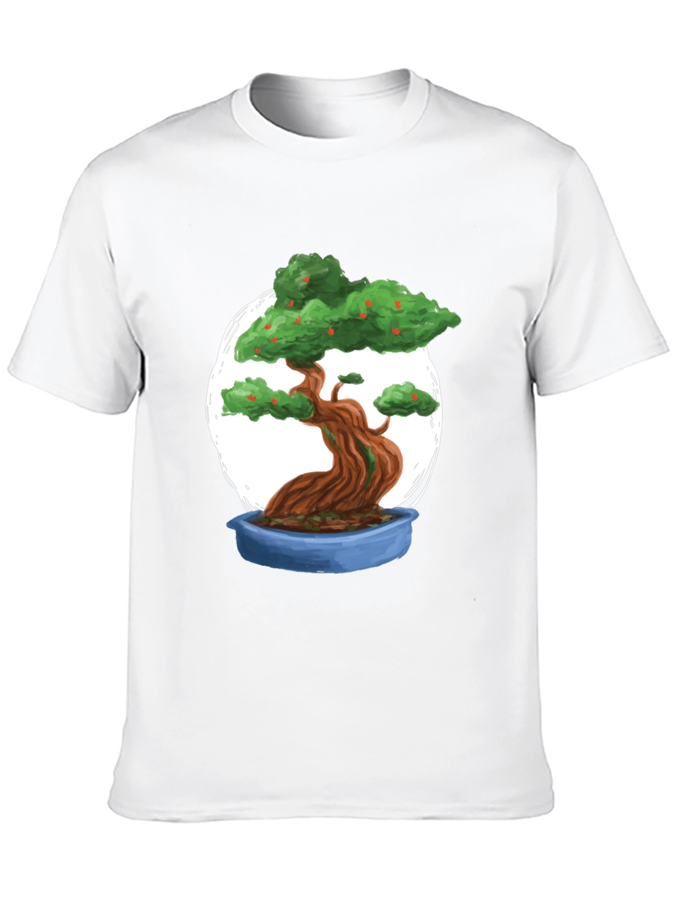Bonsai Tree Graphic Tee - Unique Stylish Casual