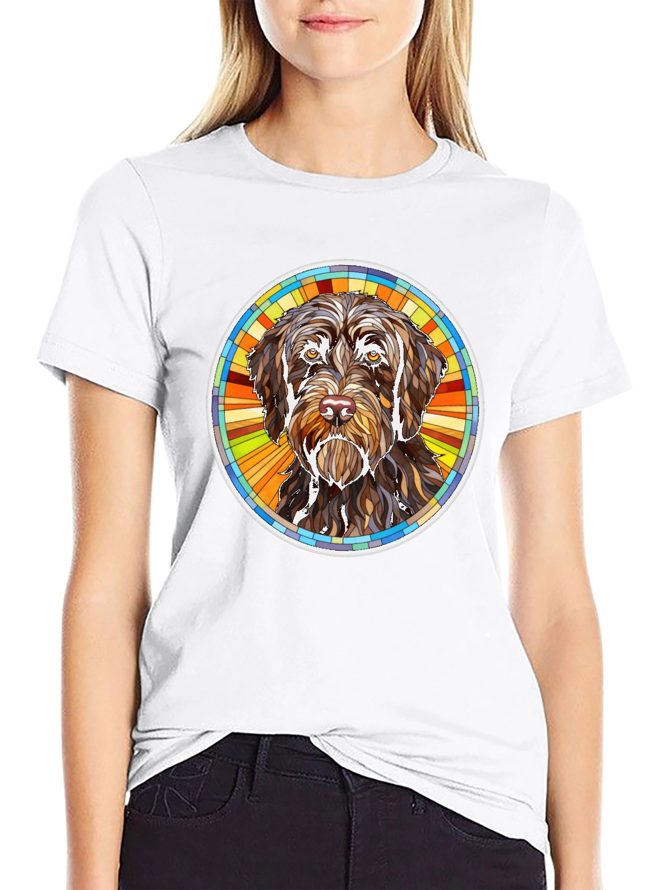 Dog Art T-Shirt - Stylish Pet Lover Apparel