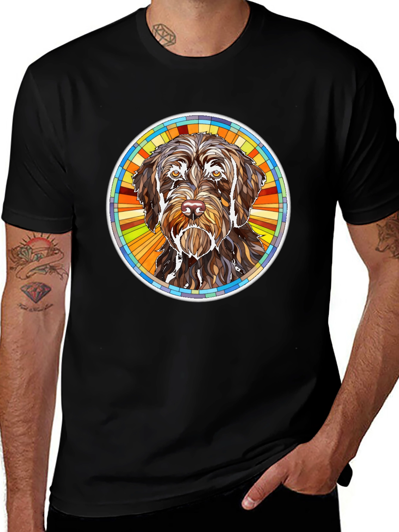 Dog Art T-Shirt - Stylish Pet Lover Apparel