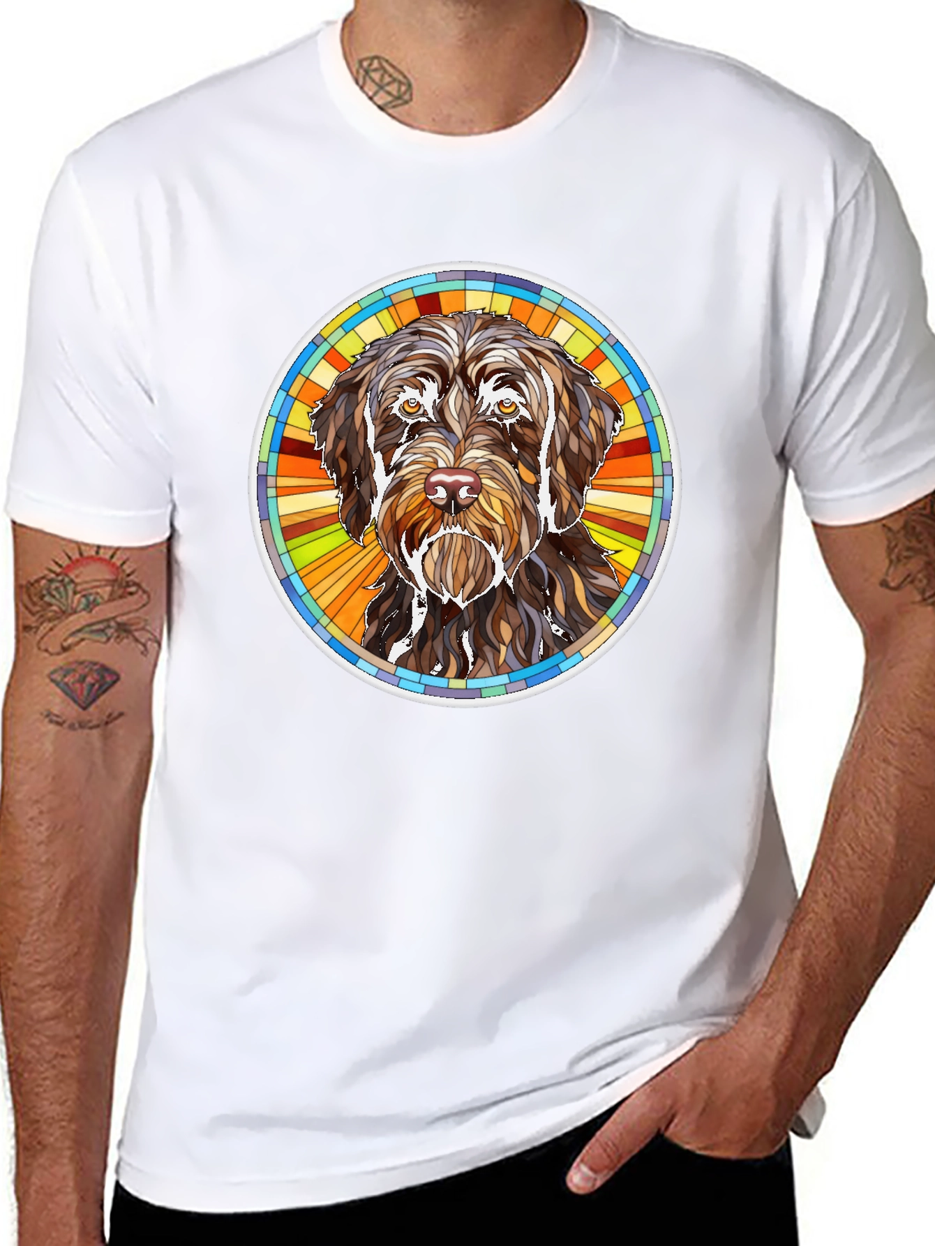 Dog Art T-Shirt - Stylish Pet Lover Apparel