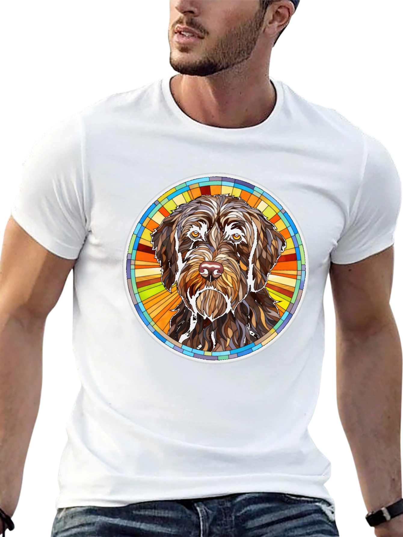 Dog Art T-Shirt - Stylish Pet Lover Apparel