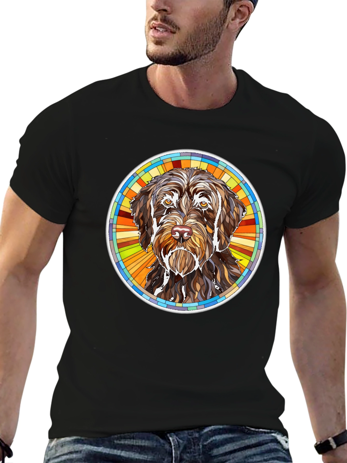 Dog Art T-Shirt - Stylish Pet Lover Apparel