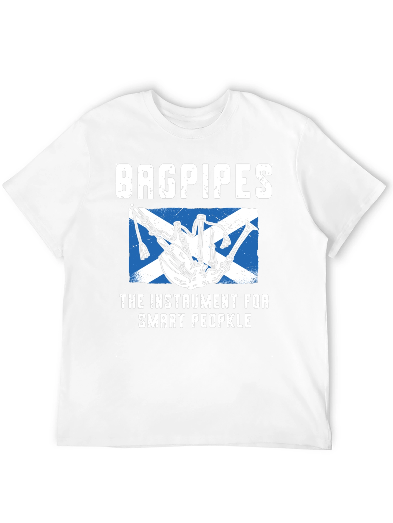 Bagpipes Instrument T-Shirt - Smart People