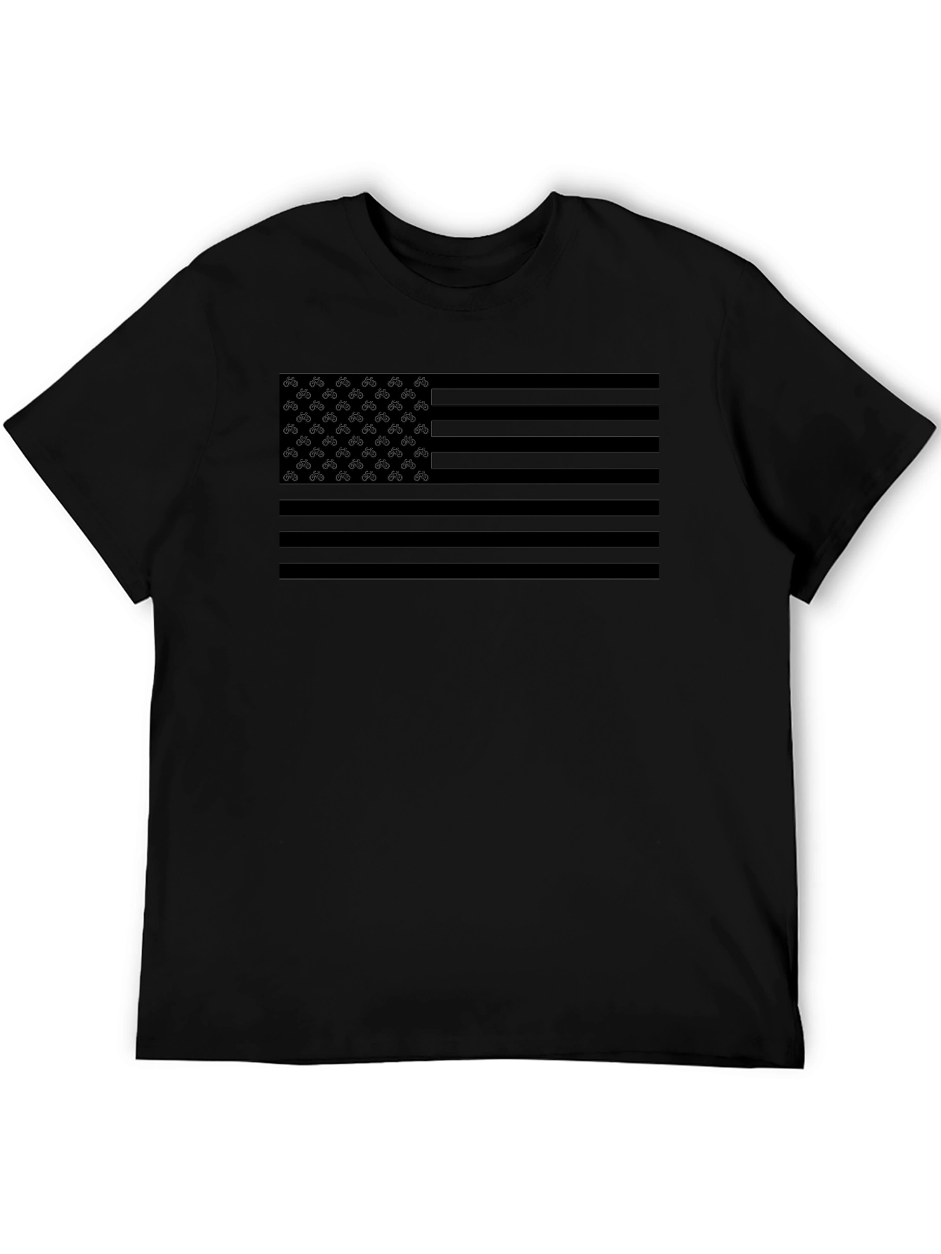Blacked Out American Flag T-Shirt